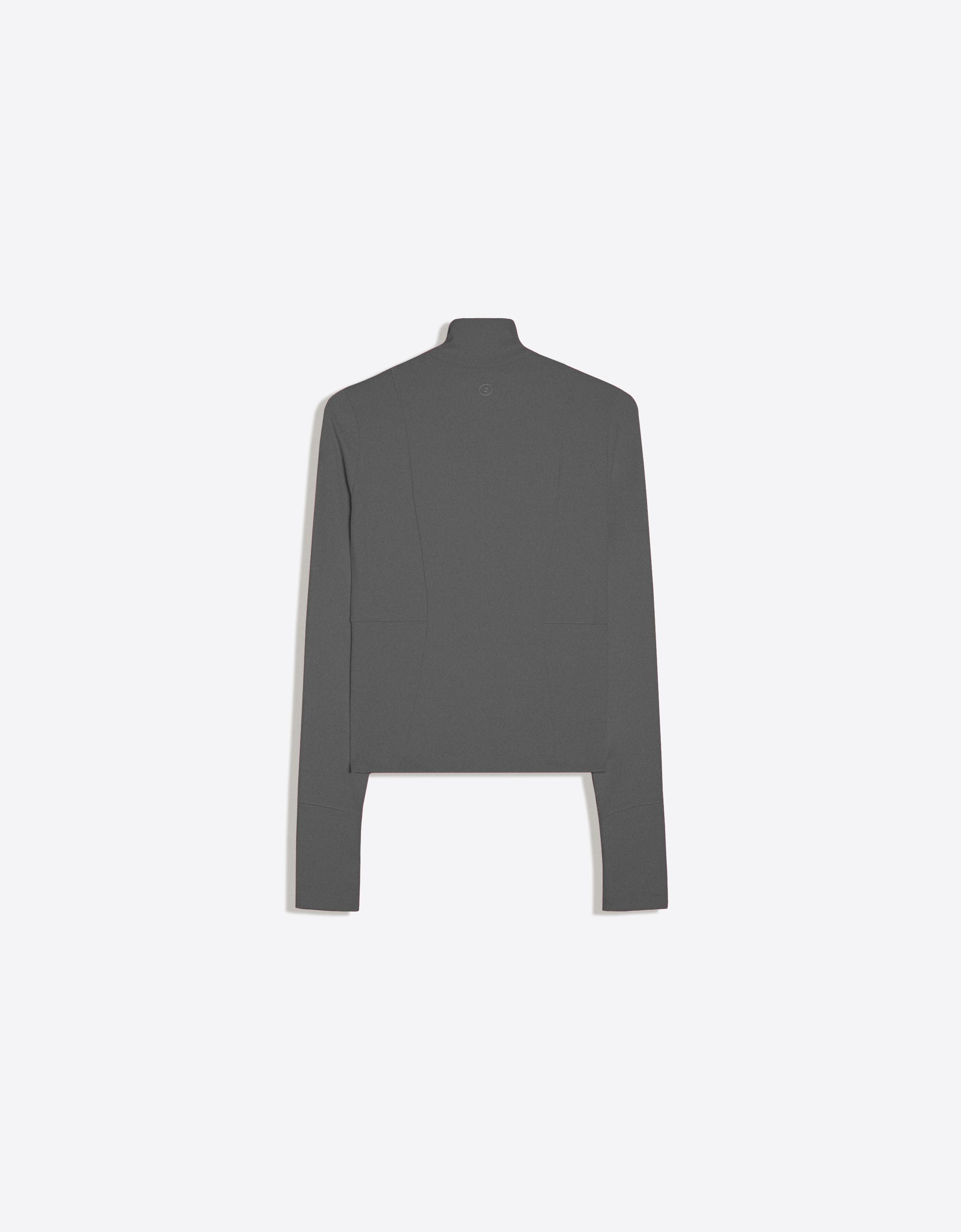 Technical fabric zip-up jacket Breathable & Quick Dry — Graphite