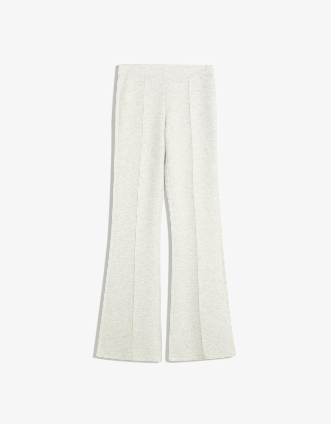 Modal flare trousers