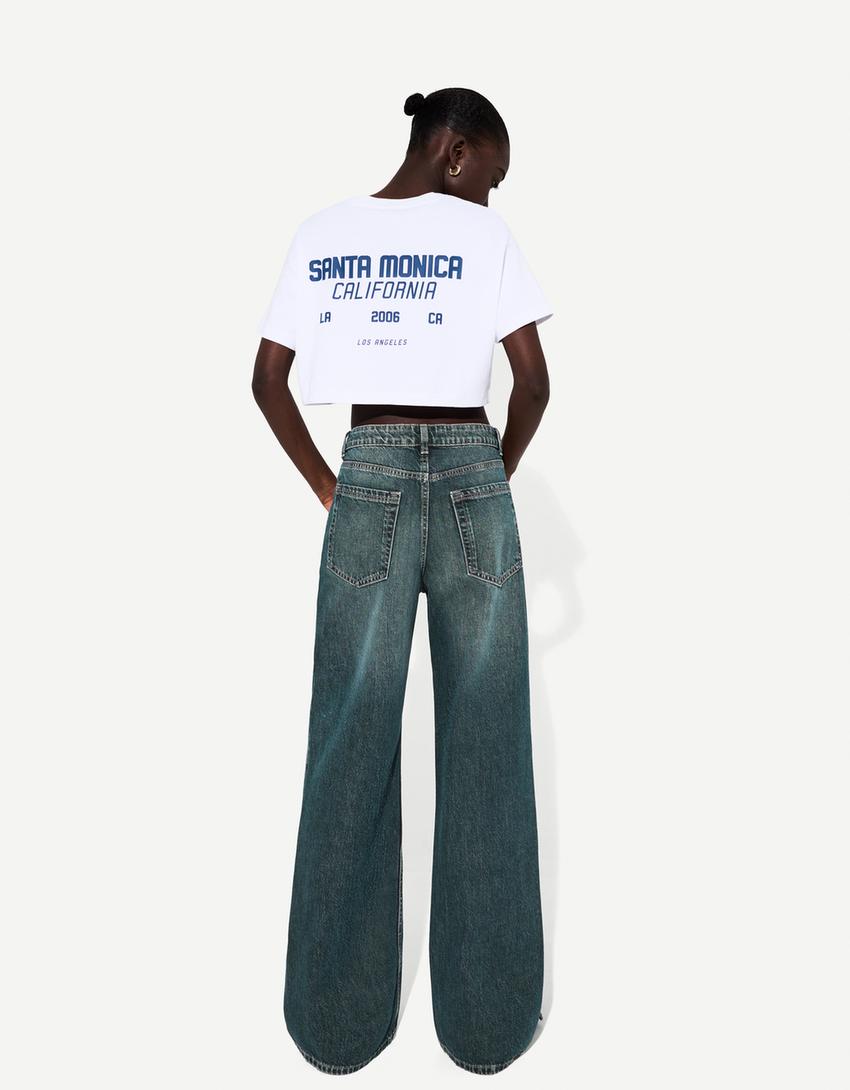 Baggy jean-Yeşil-2