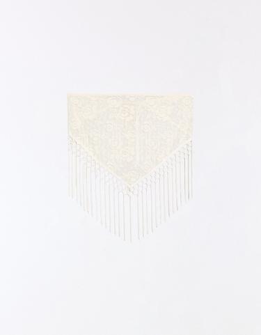 Fringed upholstery overskirt — Cream 3