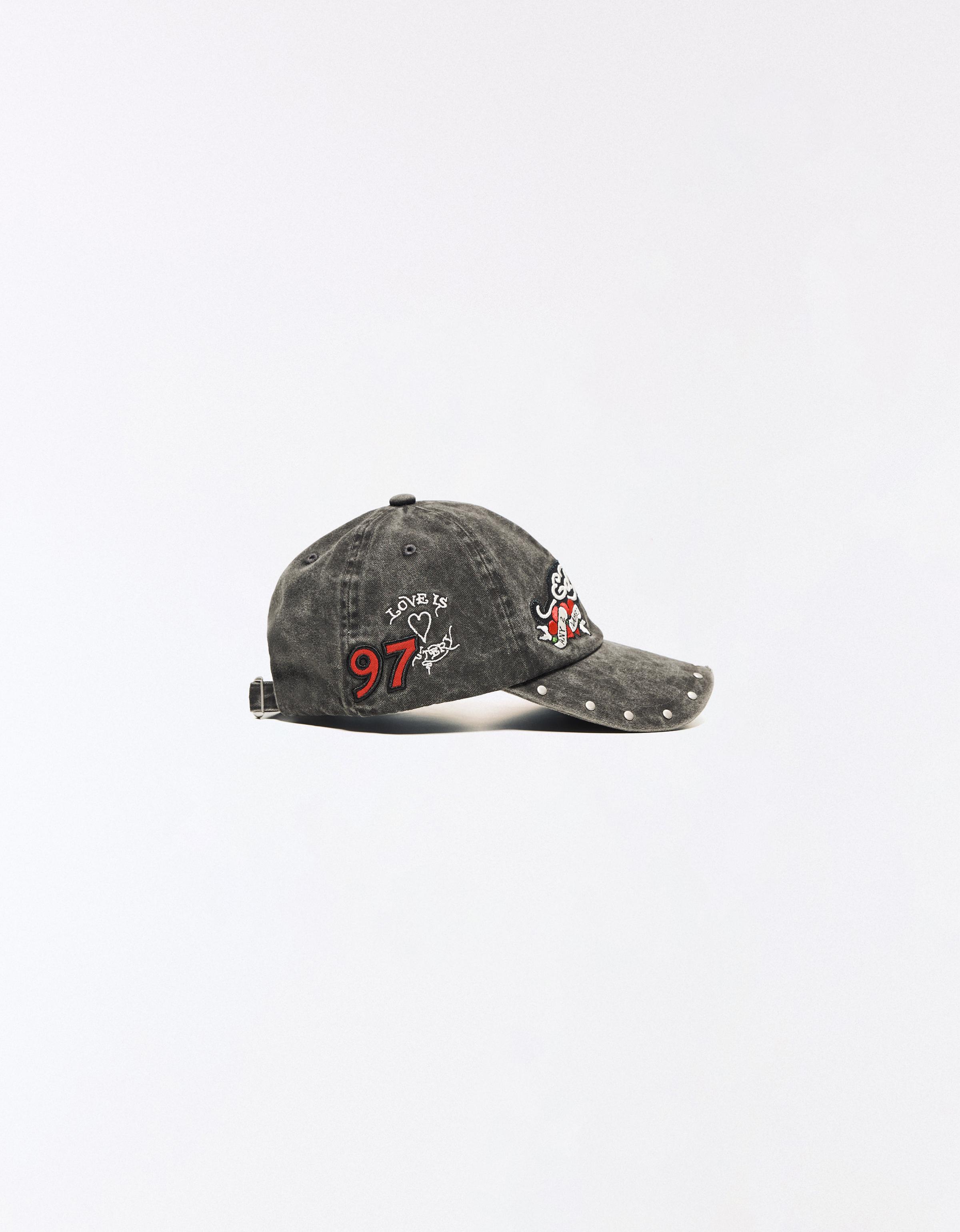 Bershka ED HARDY X BERSHKA işlemeli şapka görsel 5