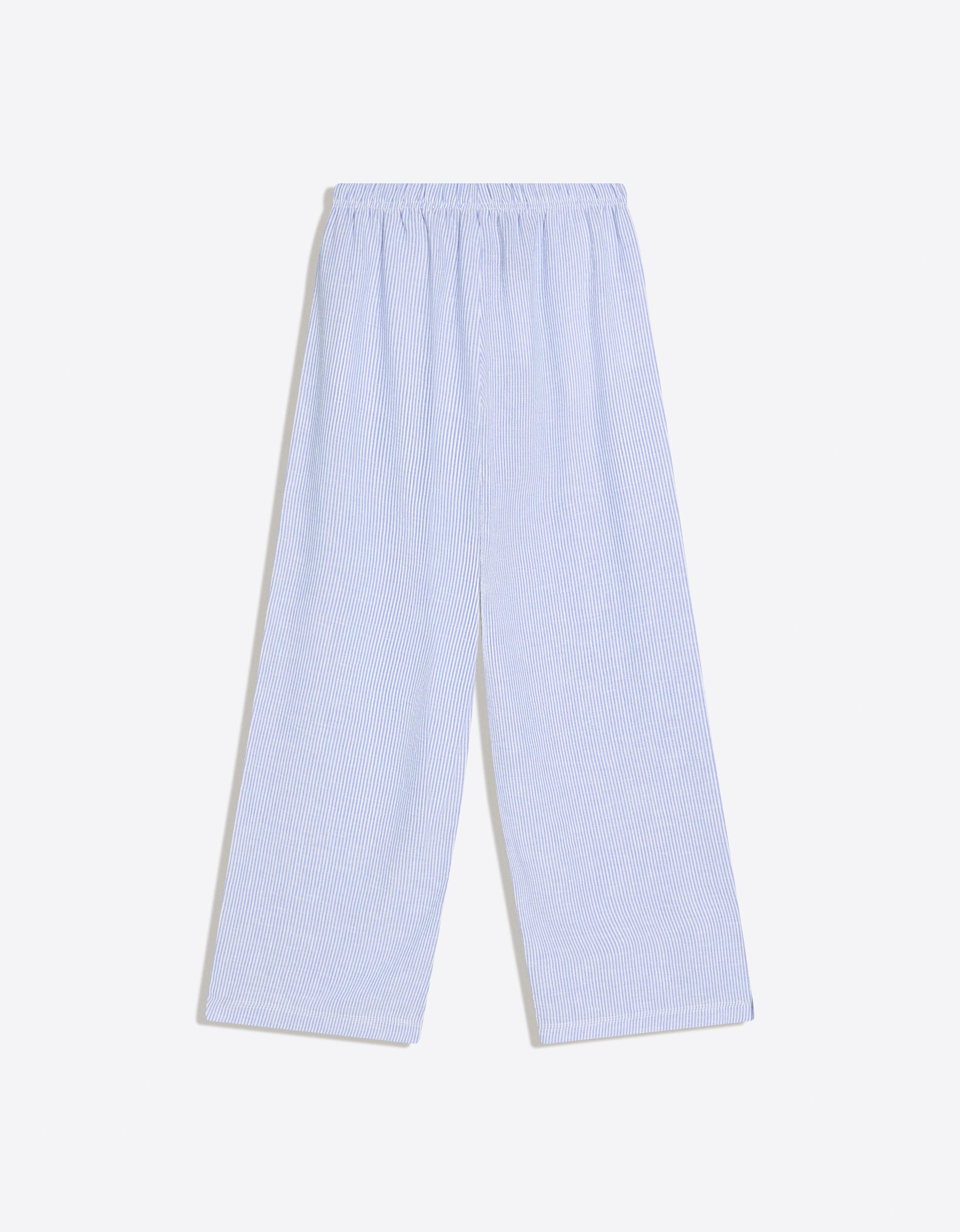 Elasticated waist trousers — Navy