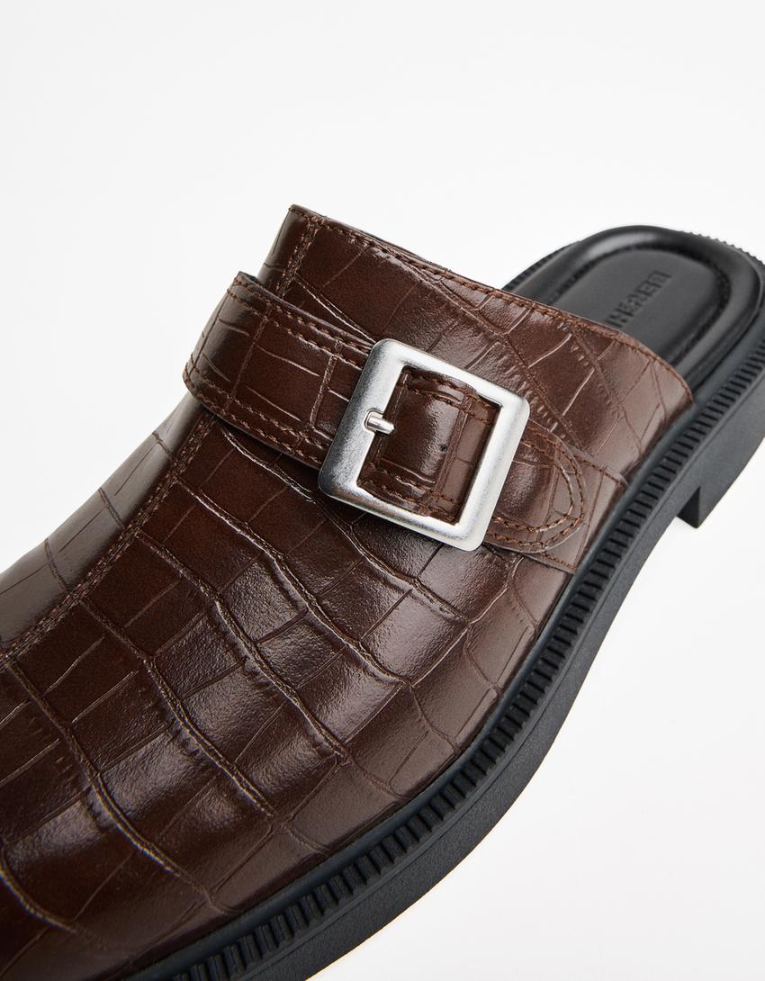 Buckled clogs-ANIMAL PRINT-2