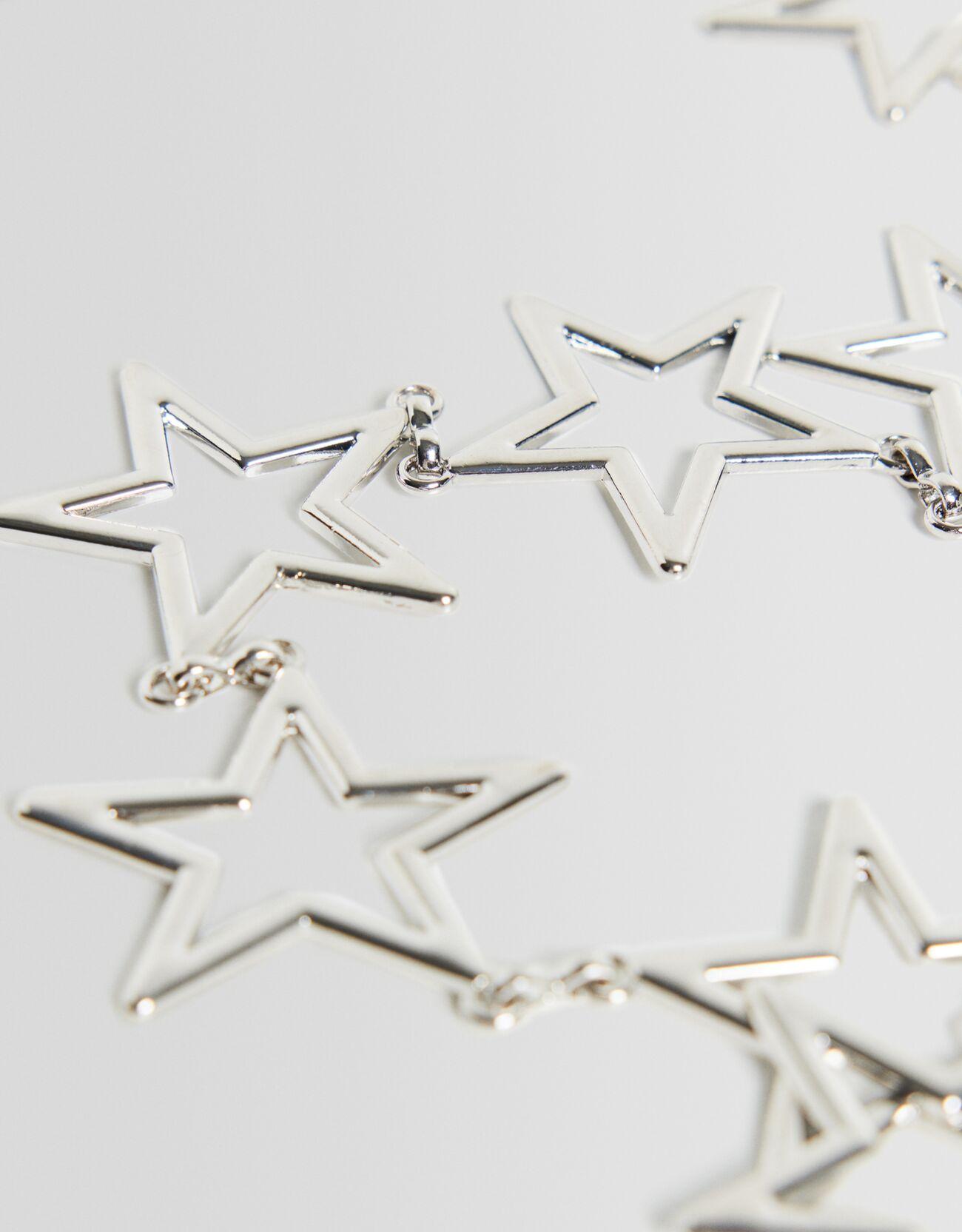 Star chain belt — Silver