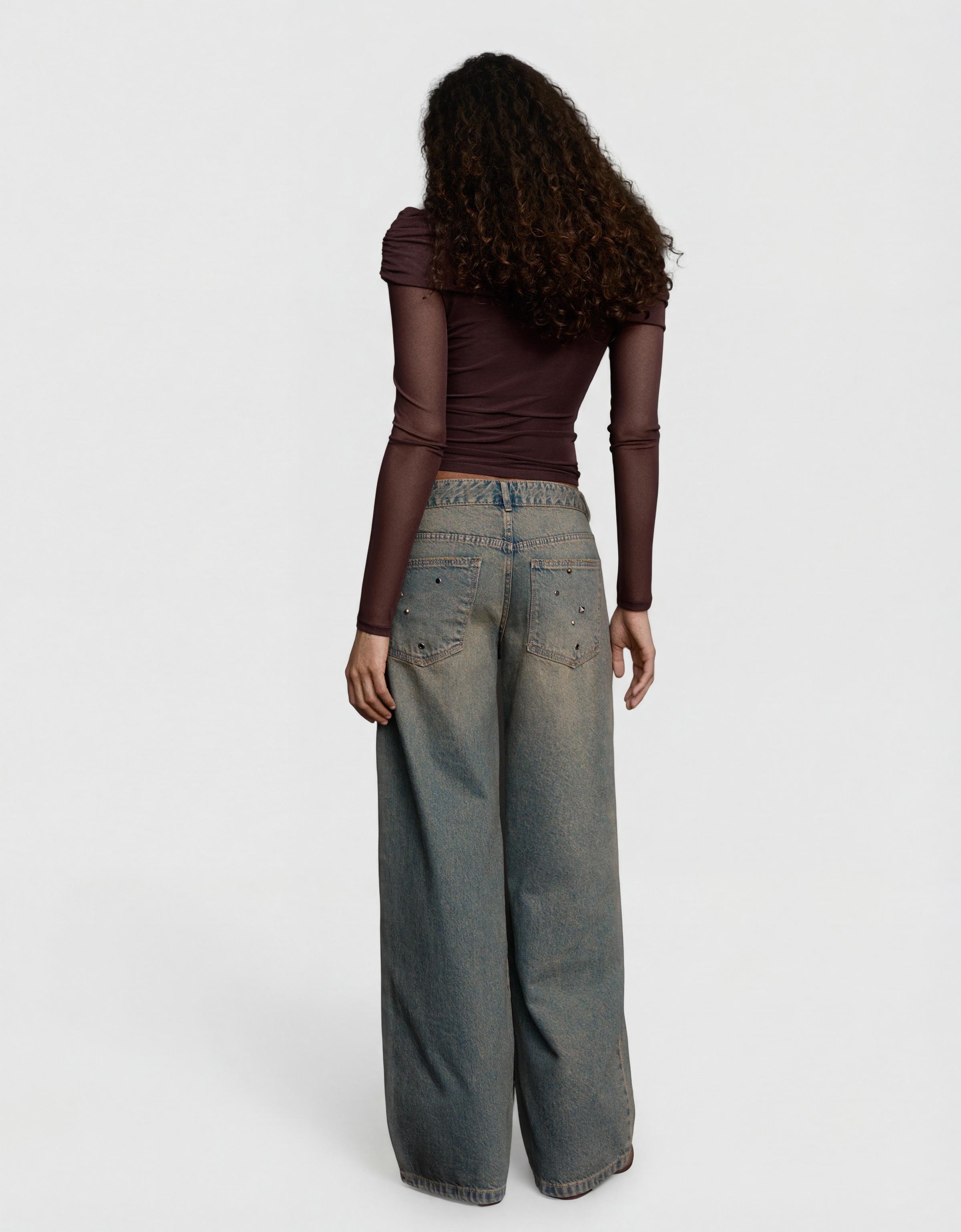 Düşük bel boyfriend jean - Görsel 20