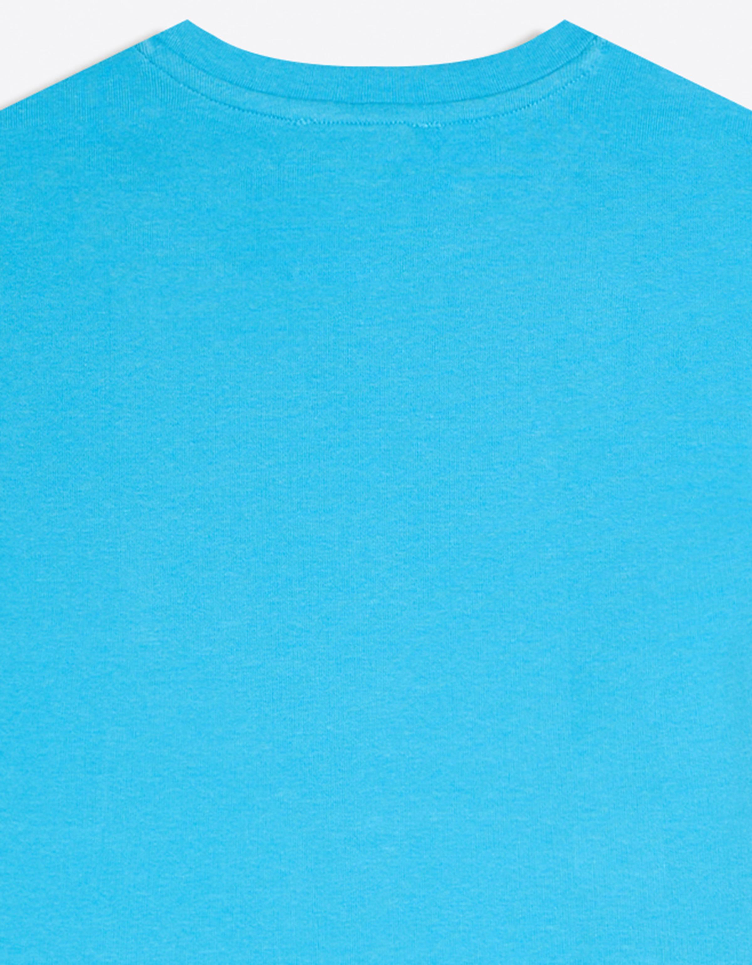Short sleeve round neck T-shirt — Blue