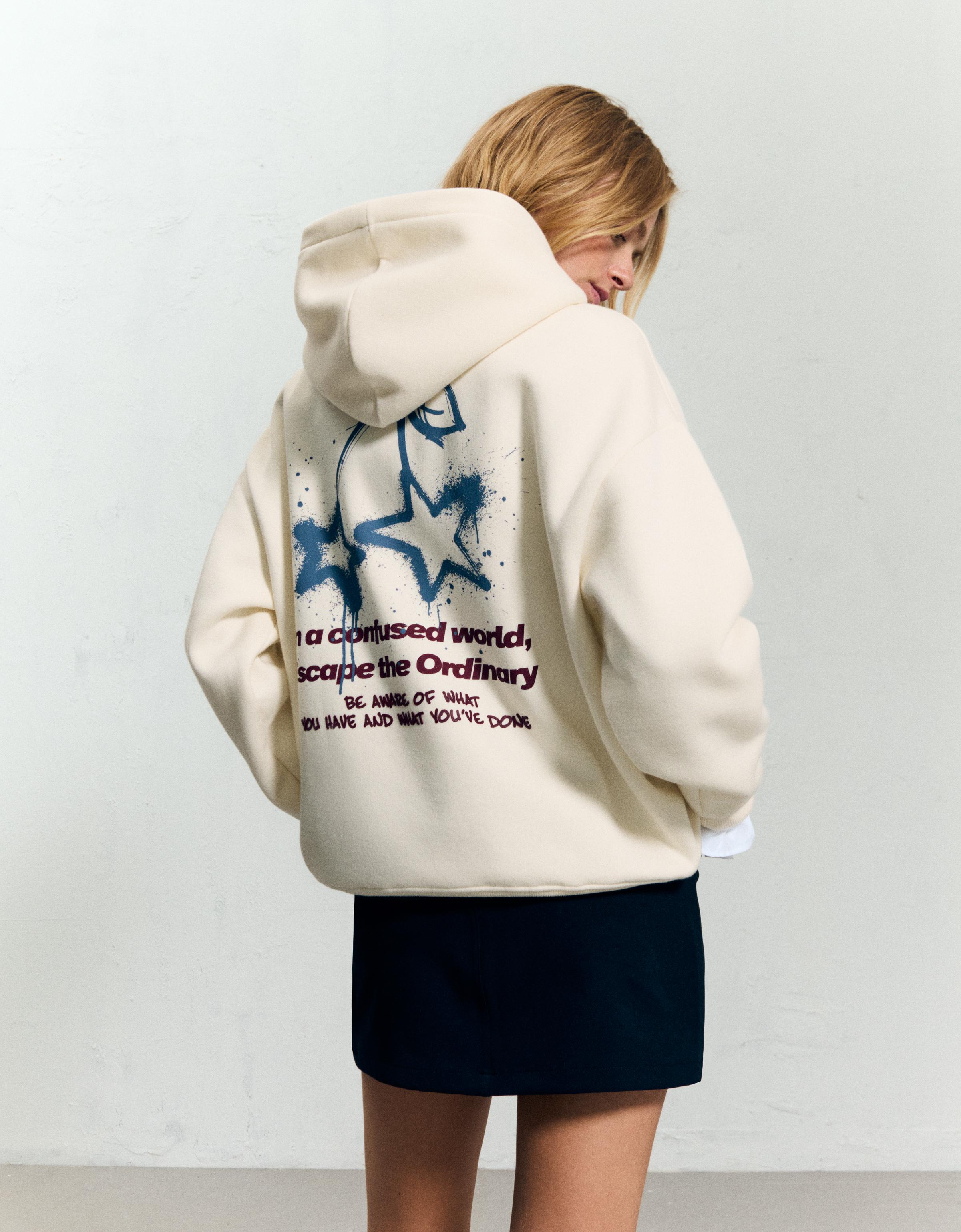 トップス BEEDEN PRINT OVER HOODIE PHOTO PRINT OVER HOODIE by beeden