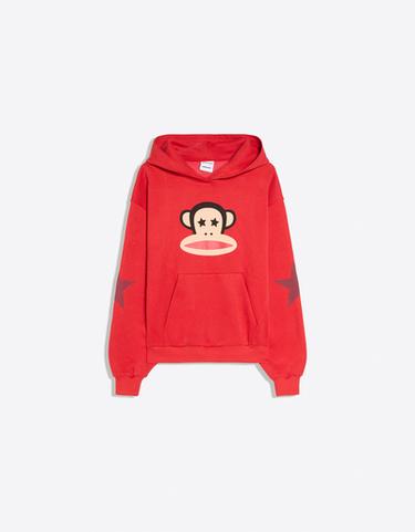 PAUL FRANK print hoodie — Red 5