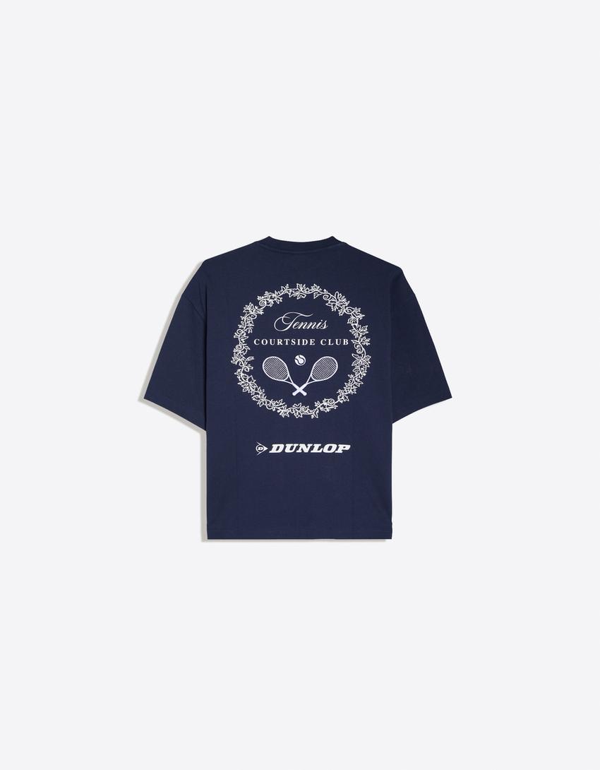 Camiseta boxy fit DUNLOP-Marino