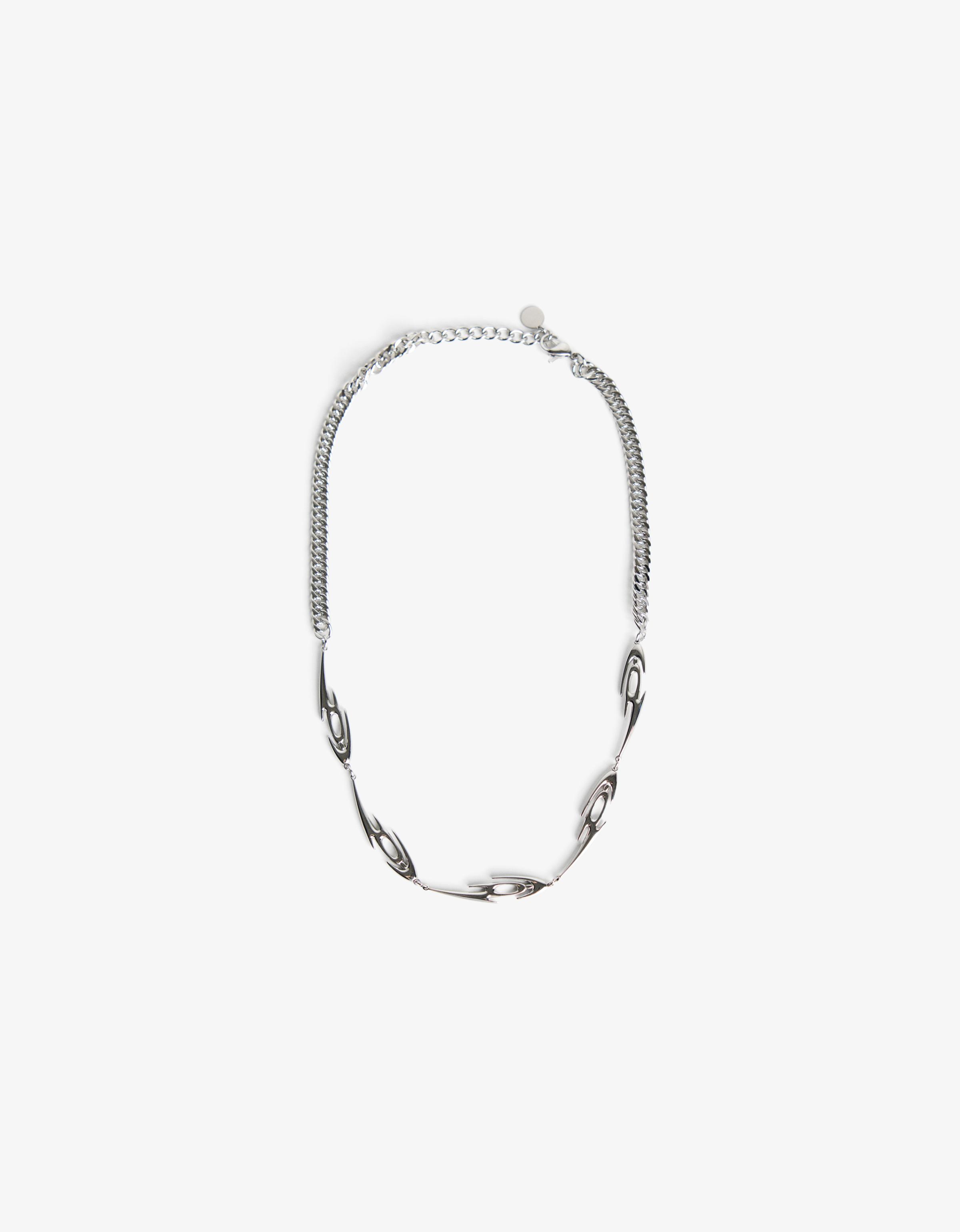Bershka Kette Aus Kernstahl Herren Silber