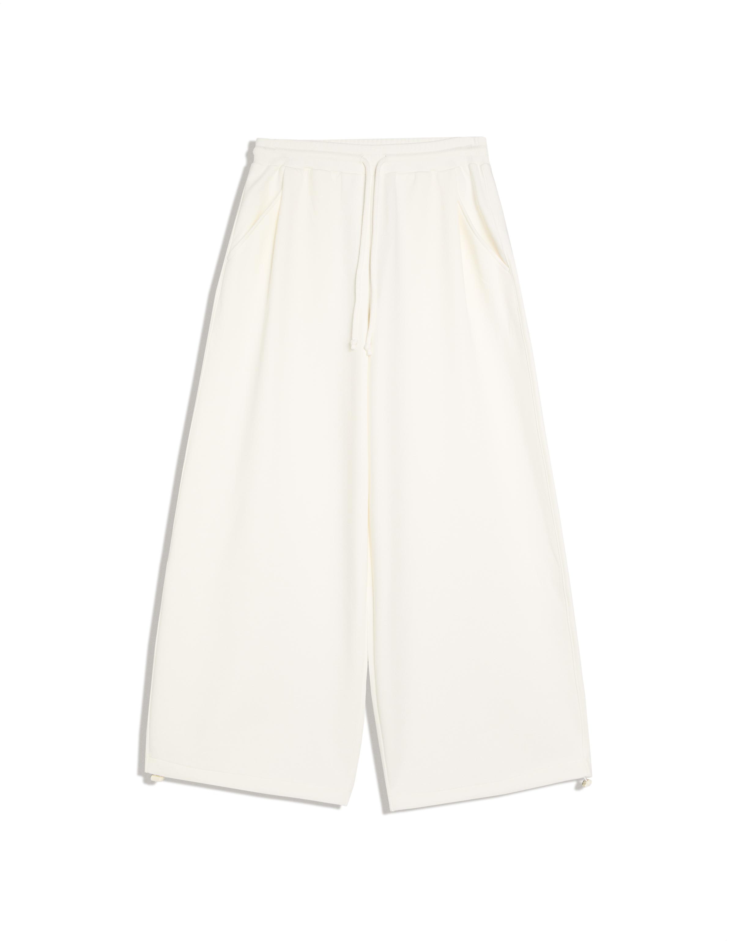 Barrel trousers — Cream