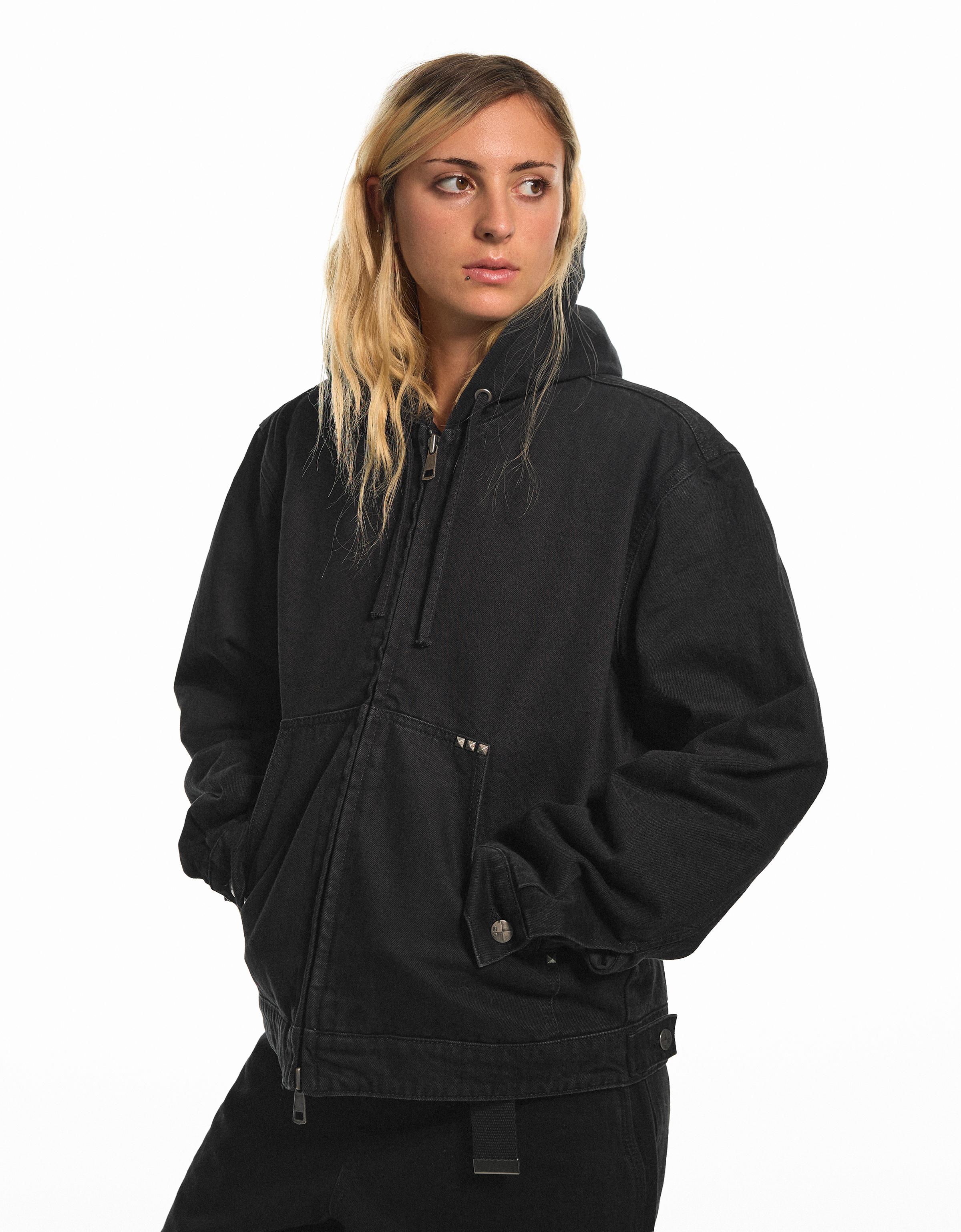 Bershka ARIES X BERSHKA kapüşonlu ceket görsel 3