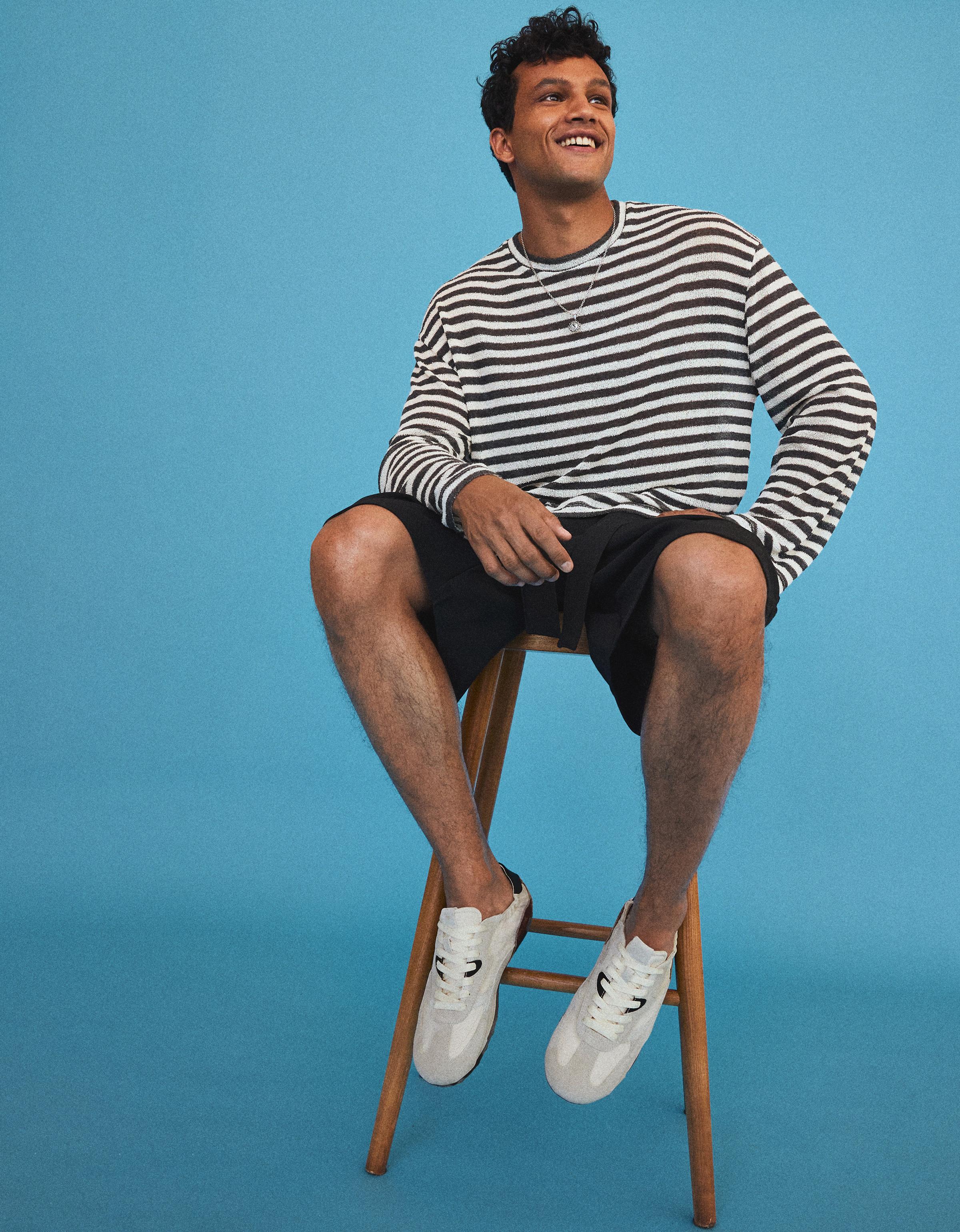 SLIM RETRO STYLE TRAINERS — Multicolored
