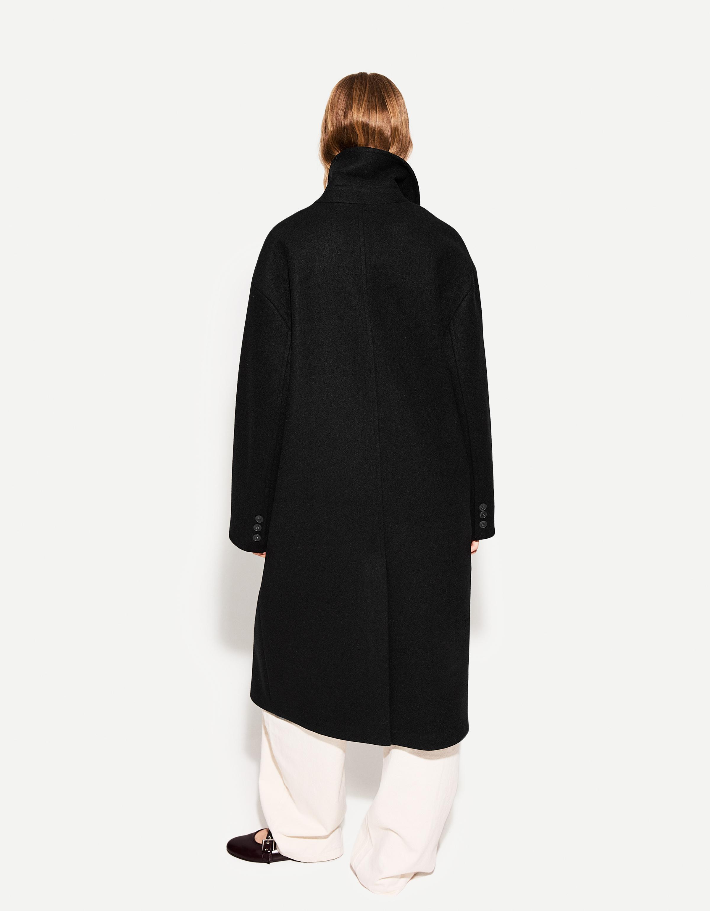 Drop shoulder coat - Jackets and blazers - BSK Teen | Bershka Drop shoulder coat - Jackets and blazers - BSK Teen | Bershka