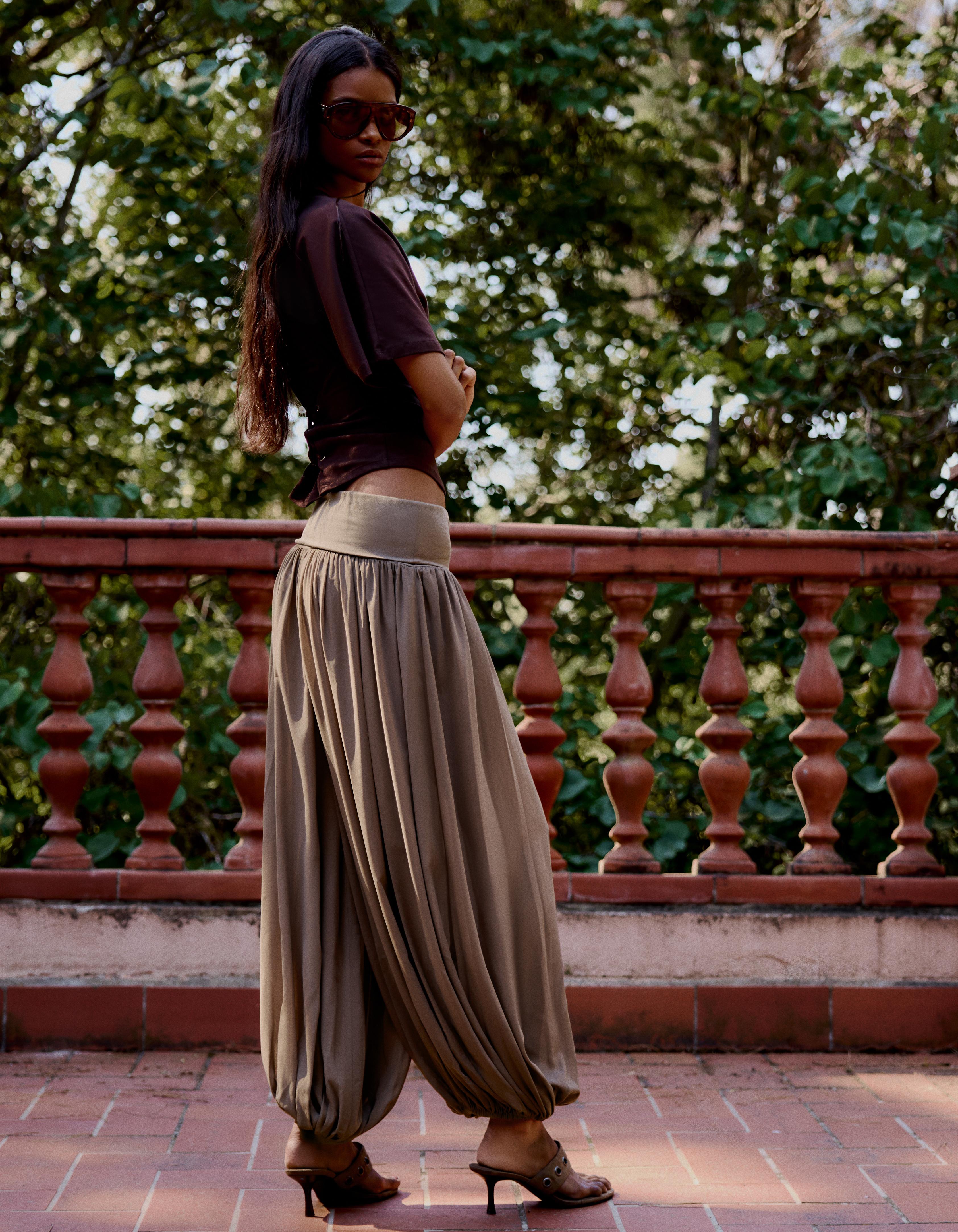 Sarouel trousers — Sand