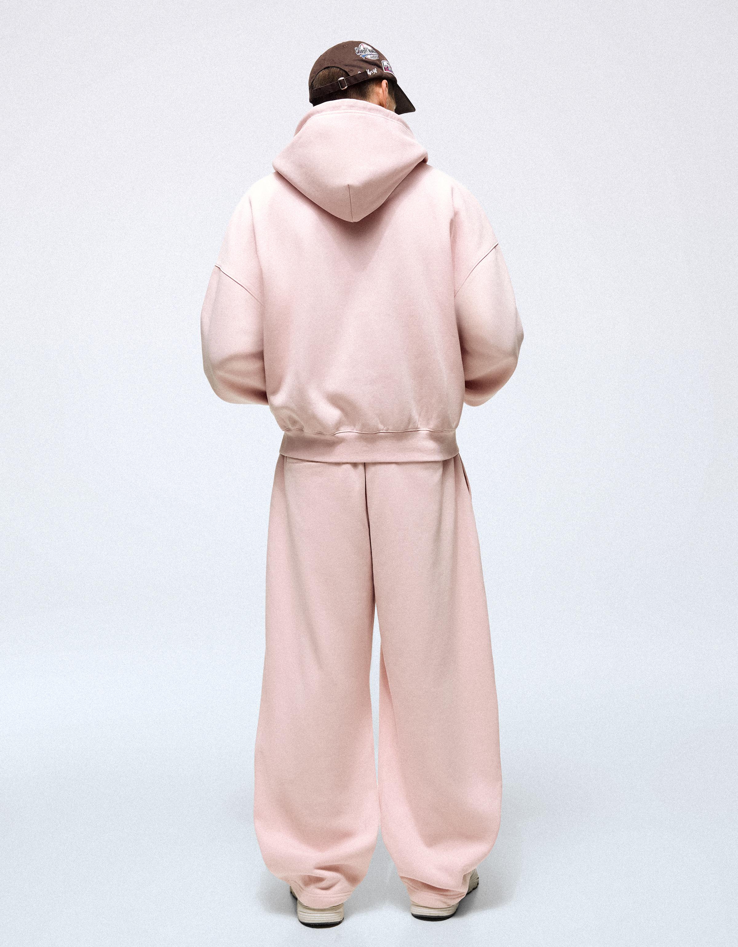 Napped balloon trousers — Pink
