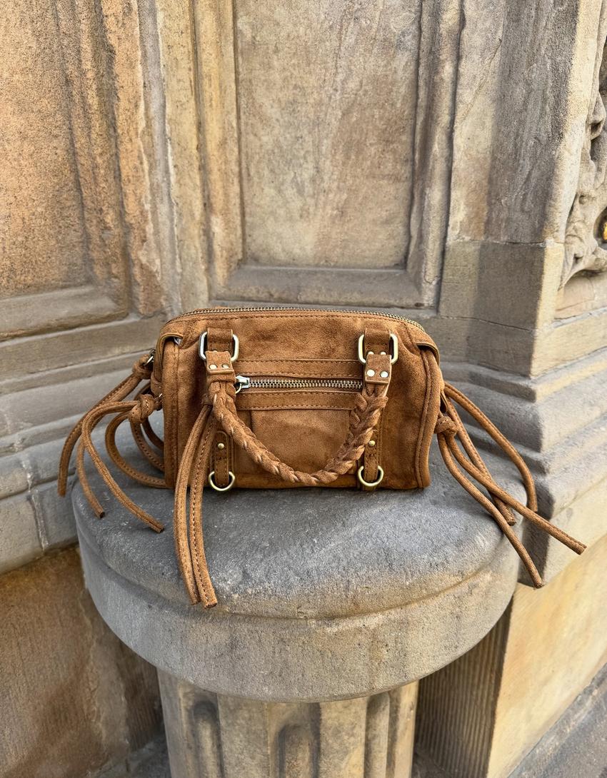 Mini borsa bowling-Camel