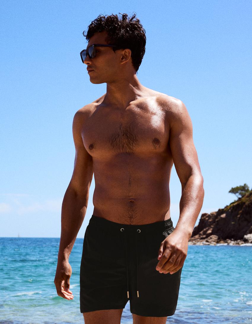 Maillot de bain basique-Noir