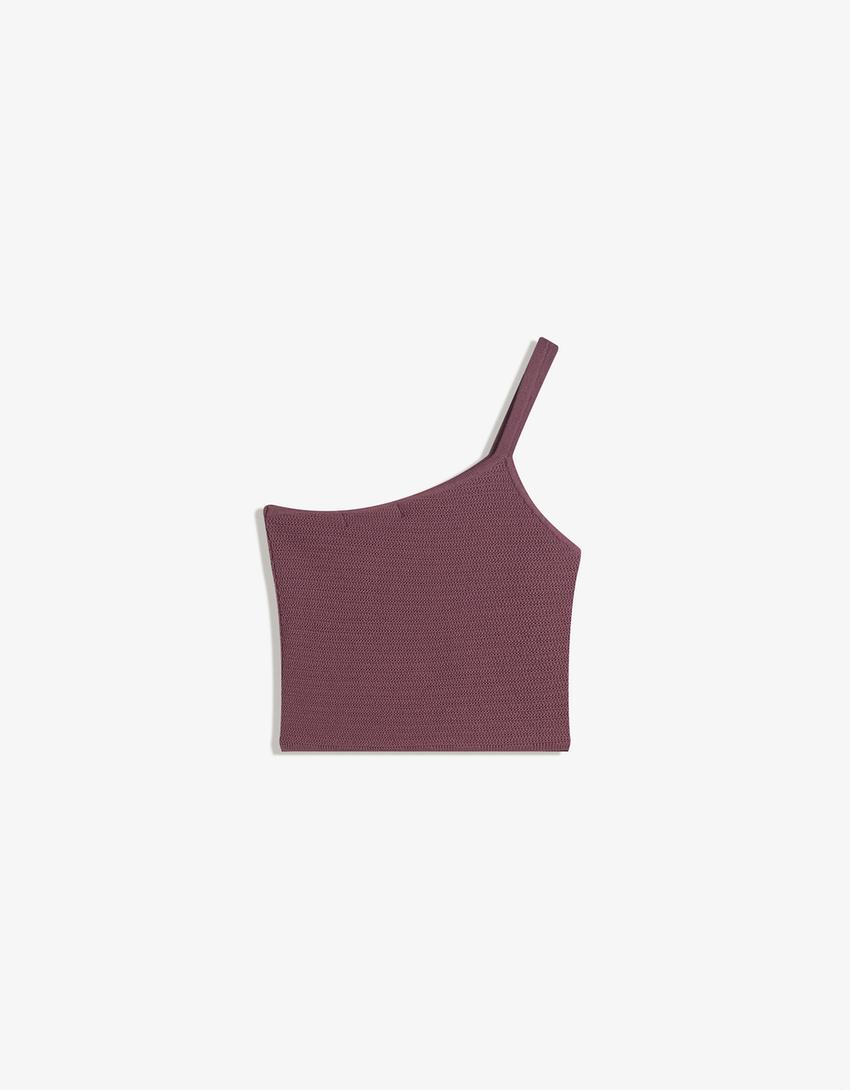 Asymmetric textured top-Violet