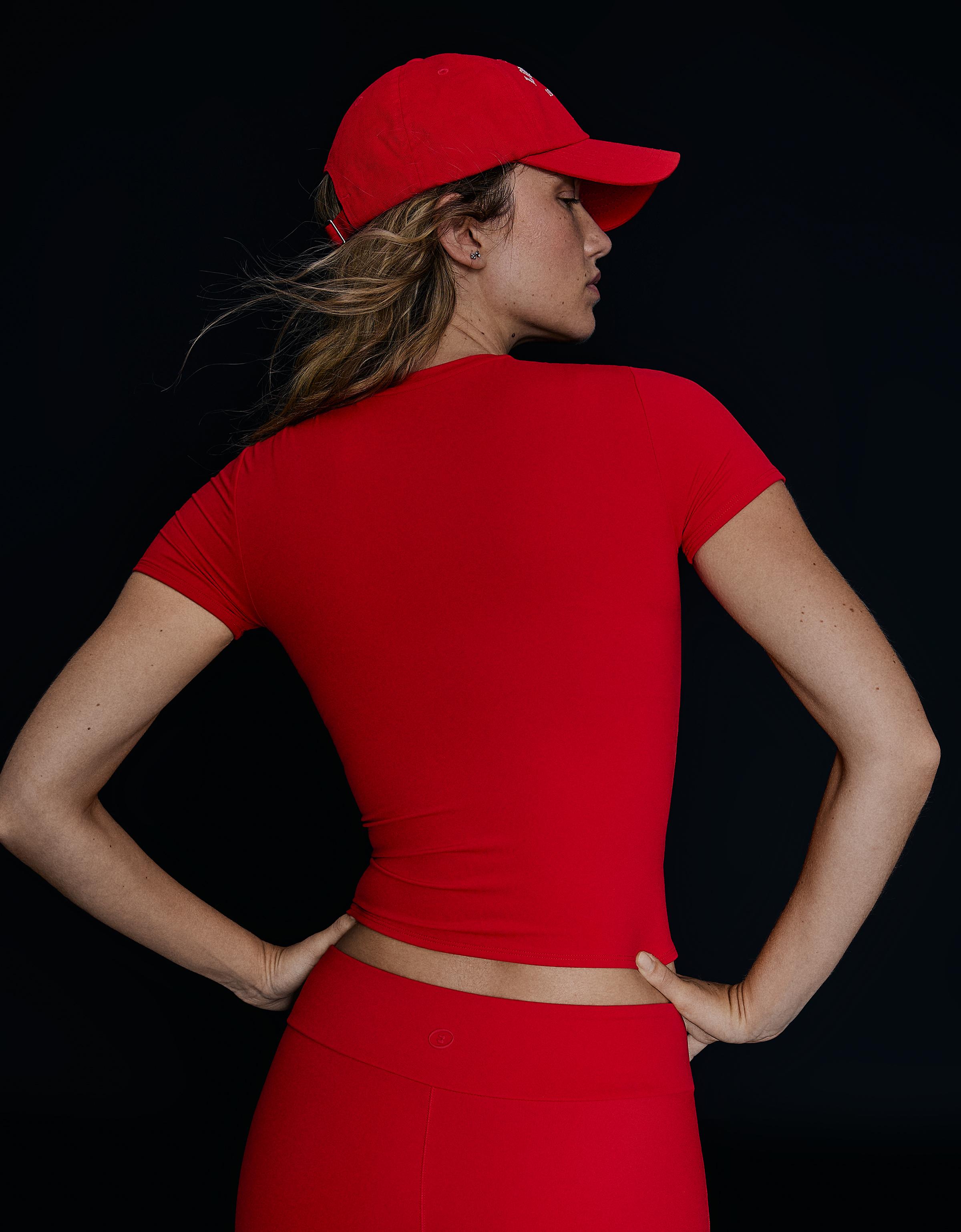 Short sleeve technical T-shirt Breathable & Quick Dry — Red