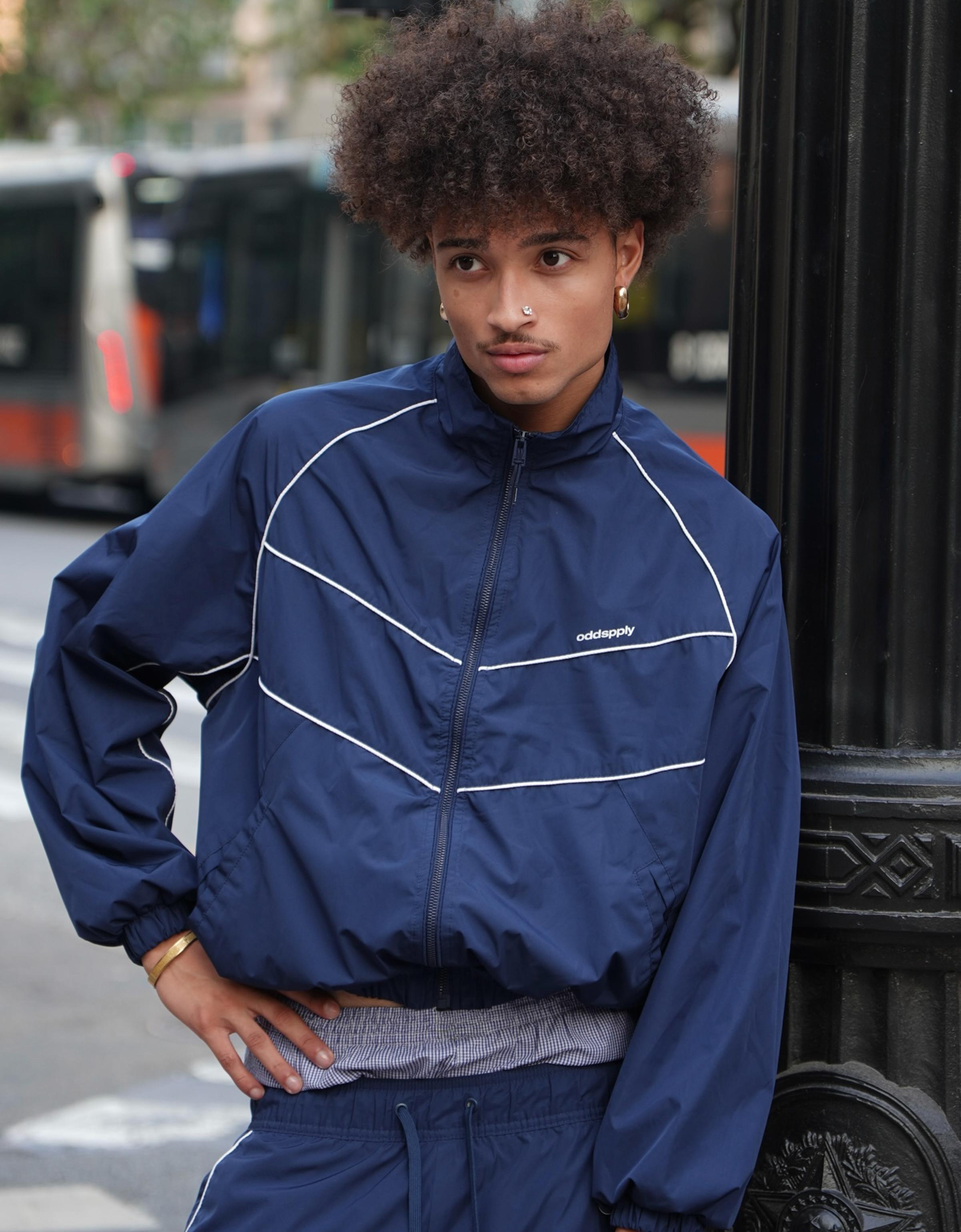 Bershka Cazadora Técnica Hombre Marino