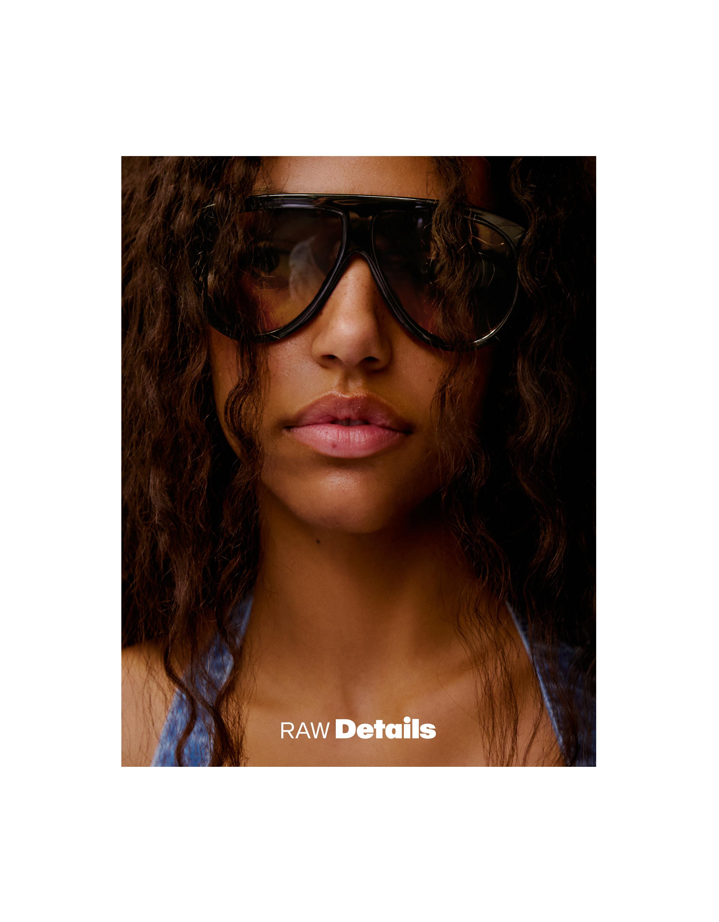 Acetate sunglasses — Black