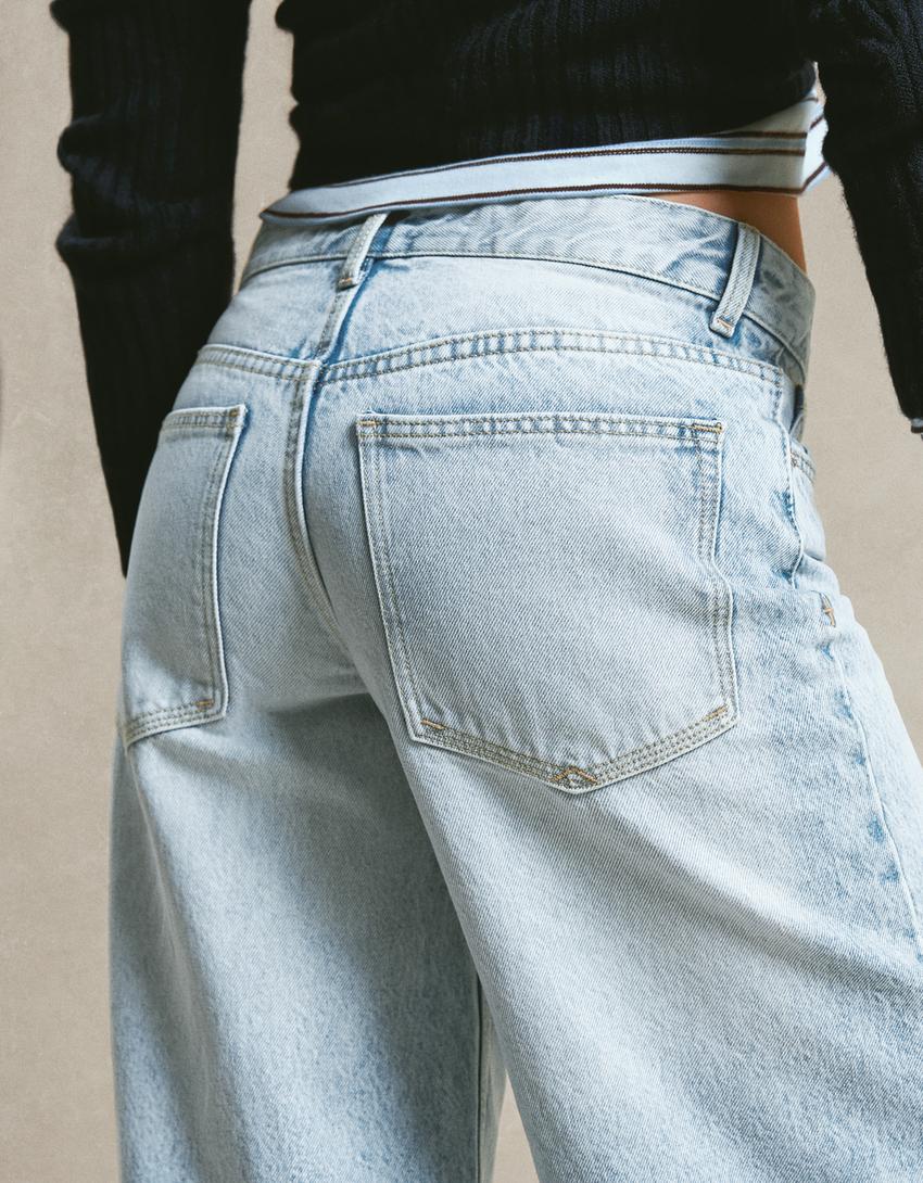 Jeans boyfriend-Azul lavado