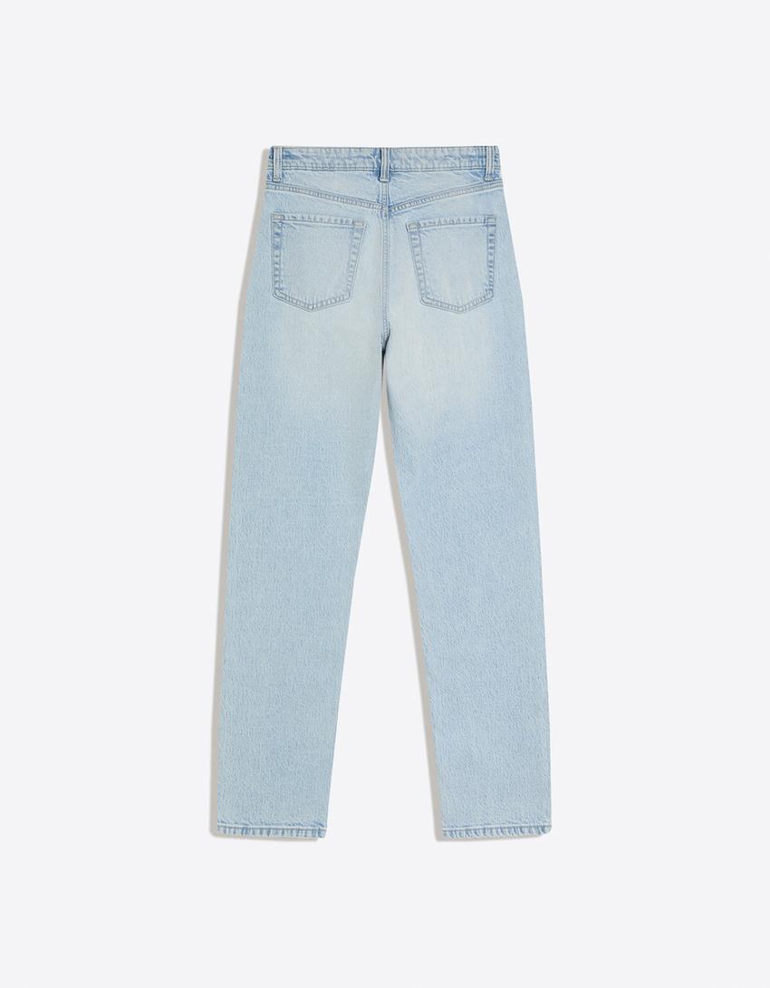 Jeans mom-Azul claro