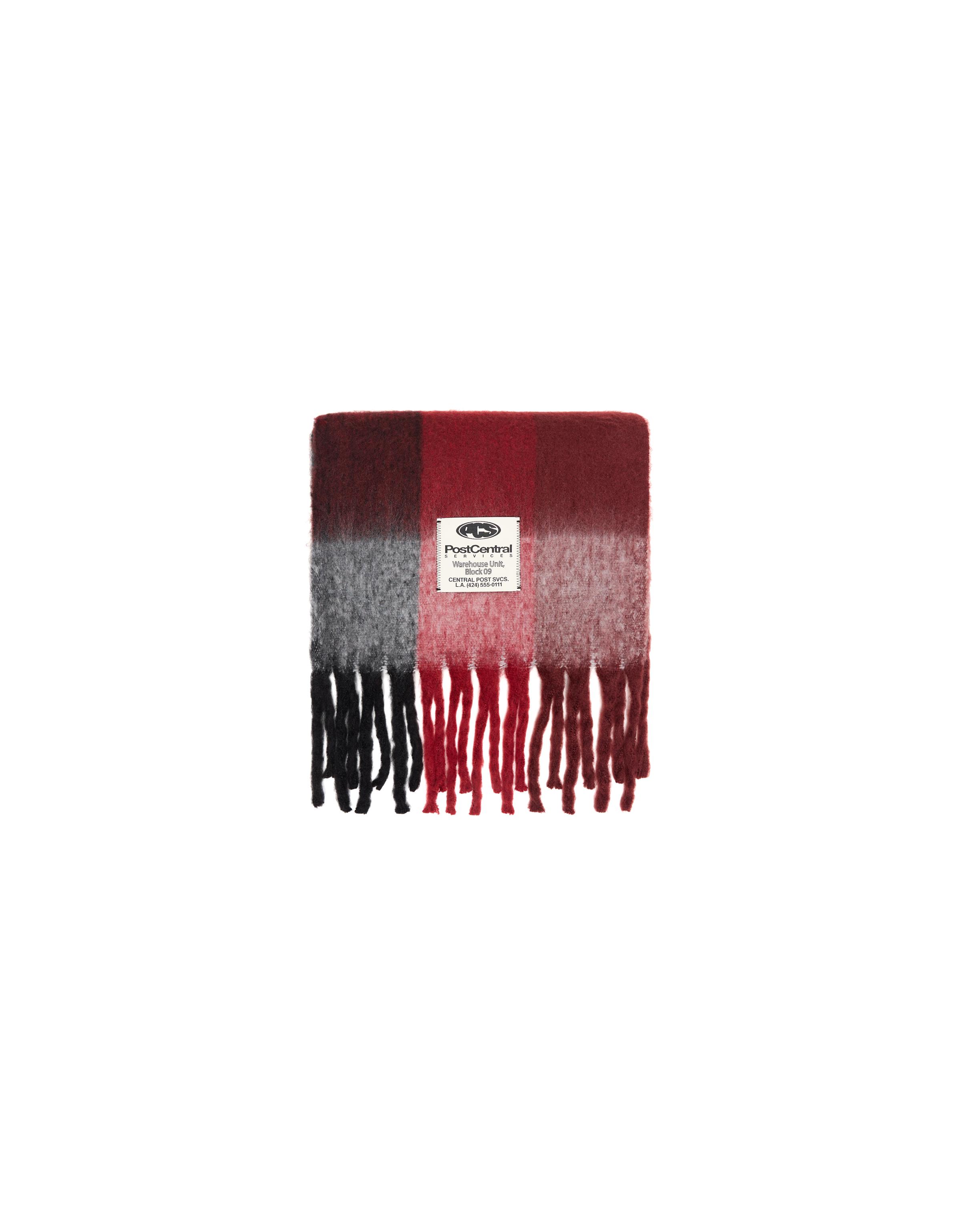 Check scarf — Red