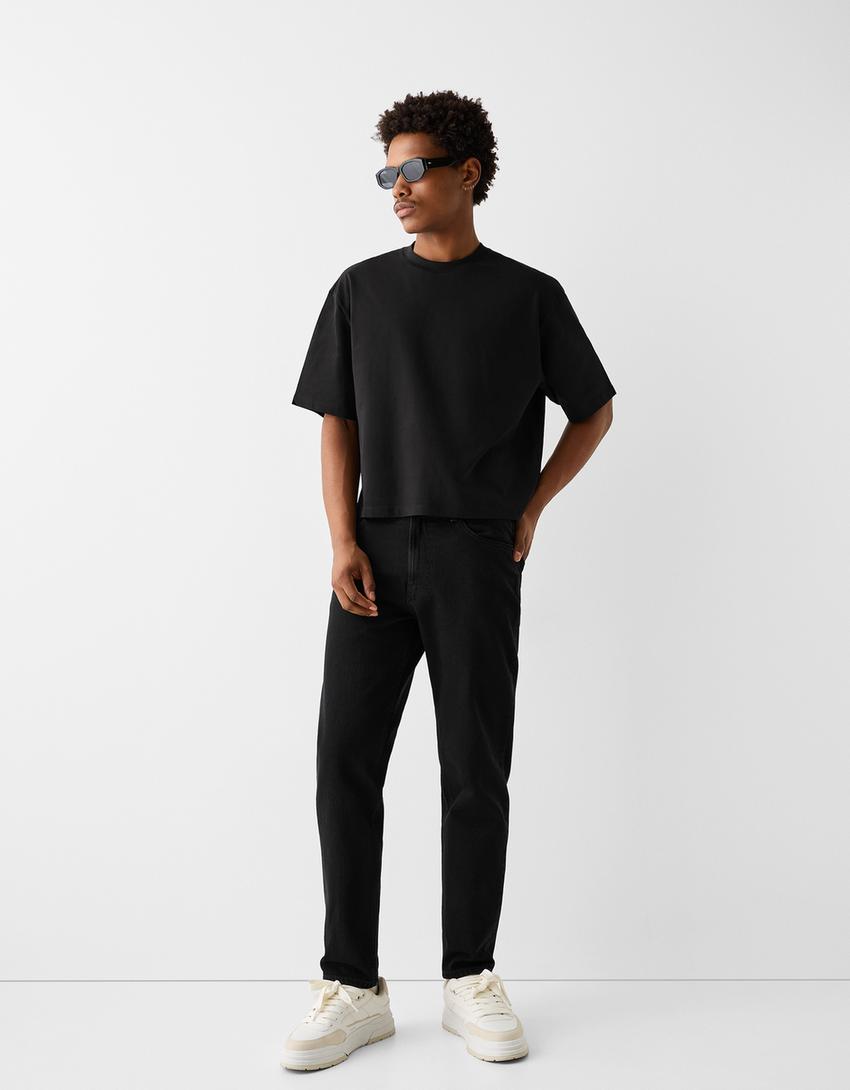 Slim fit jeans-Black-0