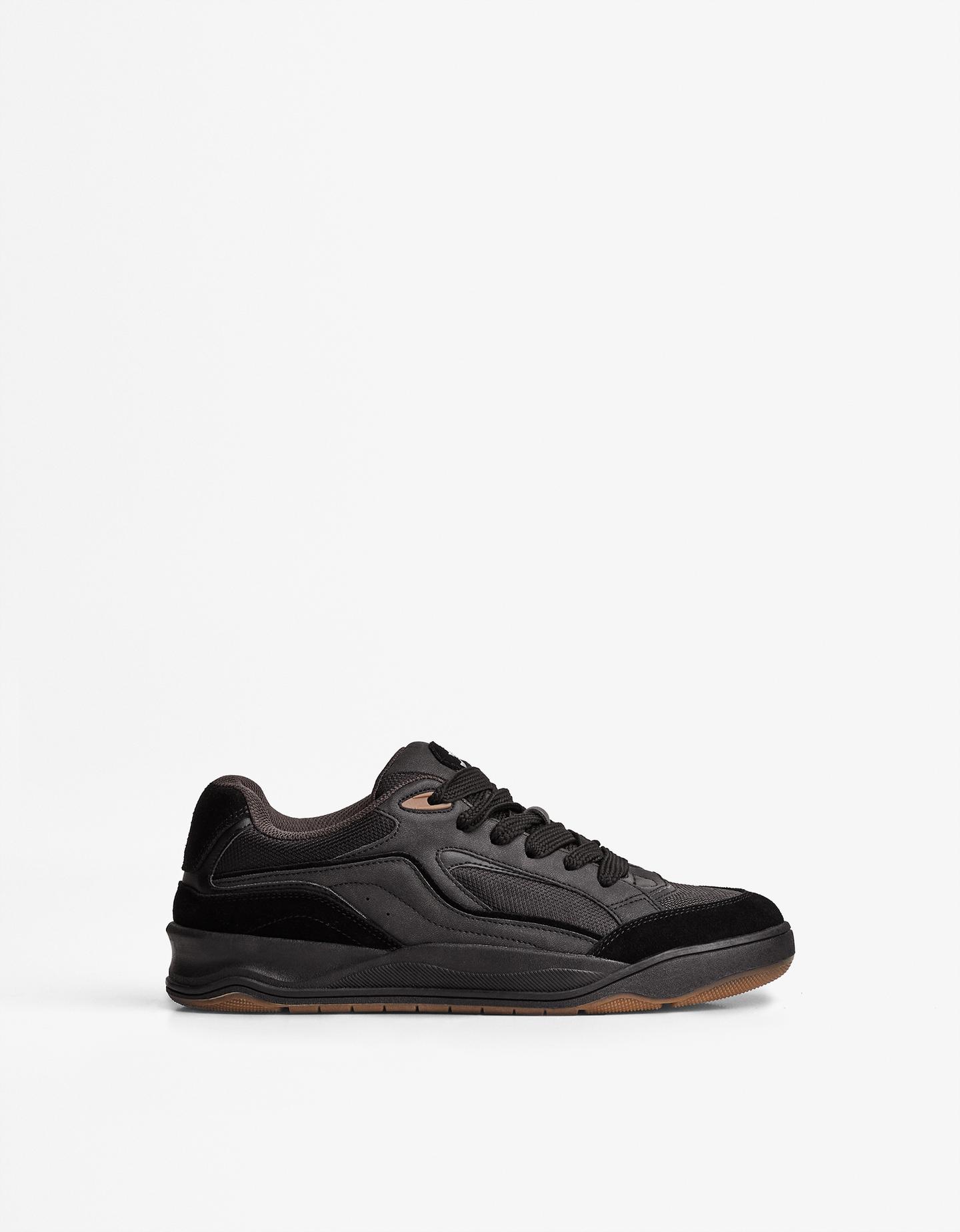 Bershka buty sportowe wielowarstwowe czarny
