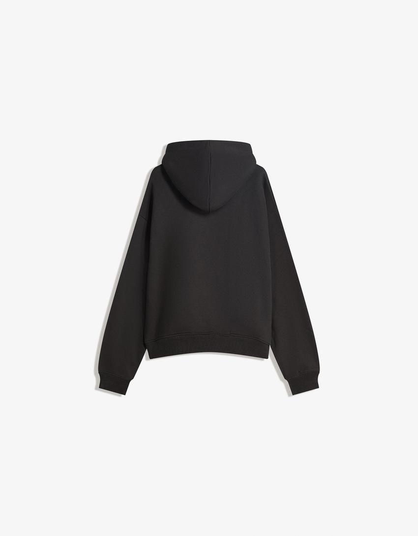 Sudadera capucha print-Negro-5
