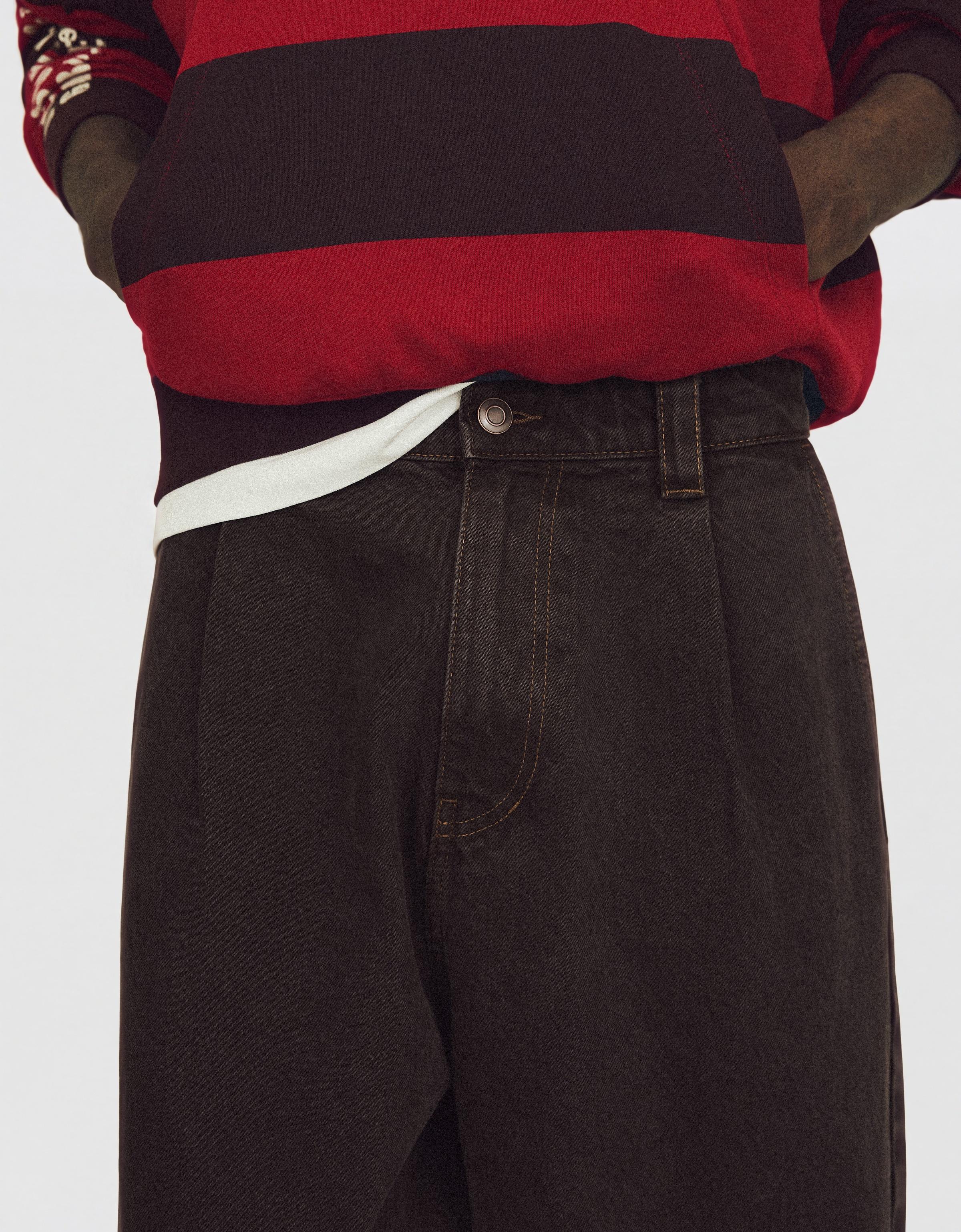 Bershka Pensli wide leg jean görsel 8