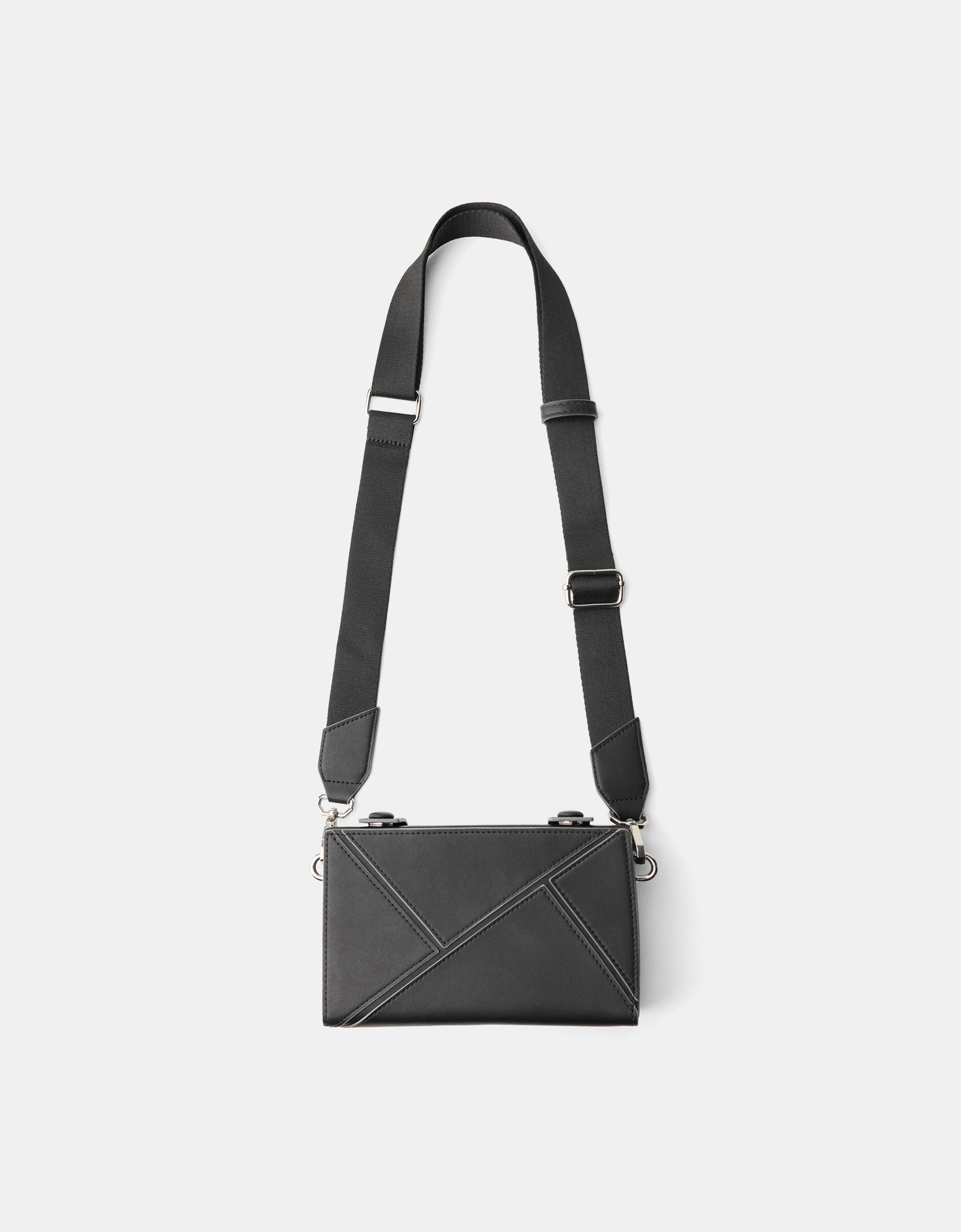 Bershka Starre Tasche Herren Schwarz