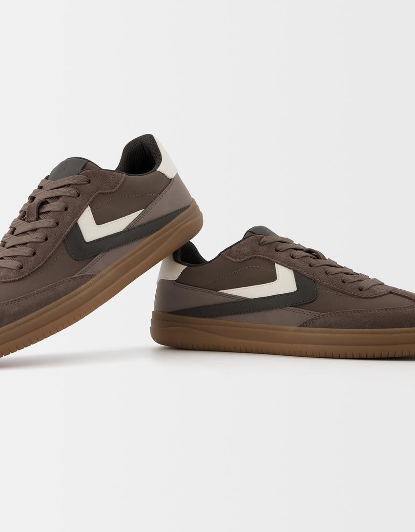 Retro trainers-Brown