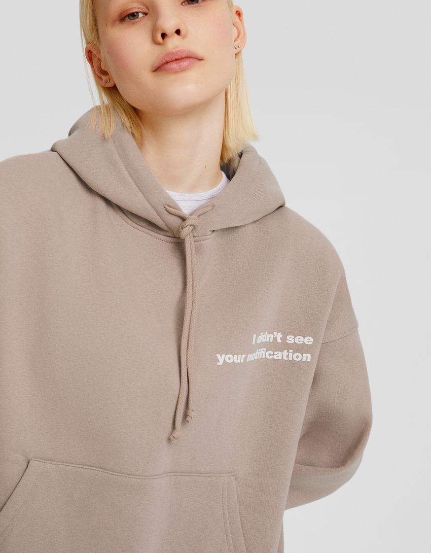 هودي فضفاض بطبعة-بني-3