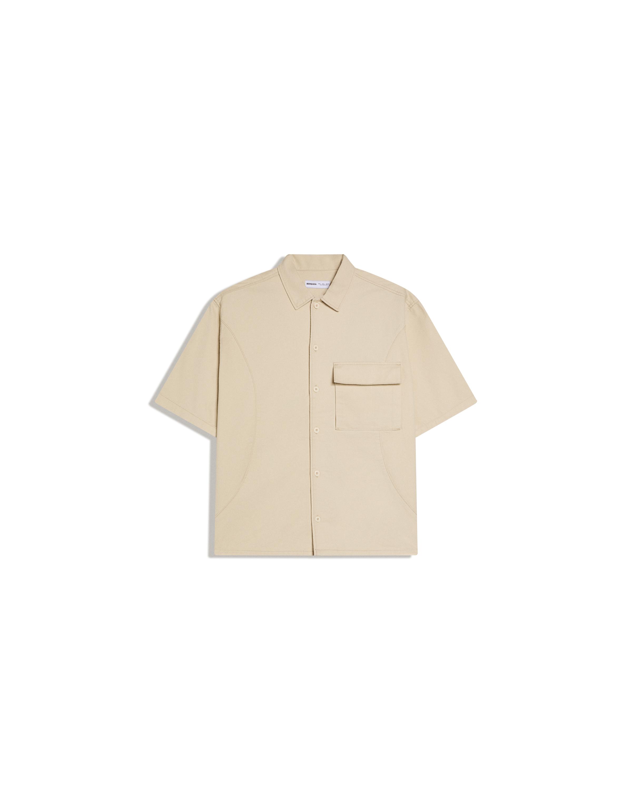 Boxy fit kısa kollu gömlek - Görsel 27