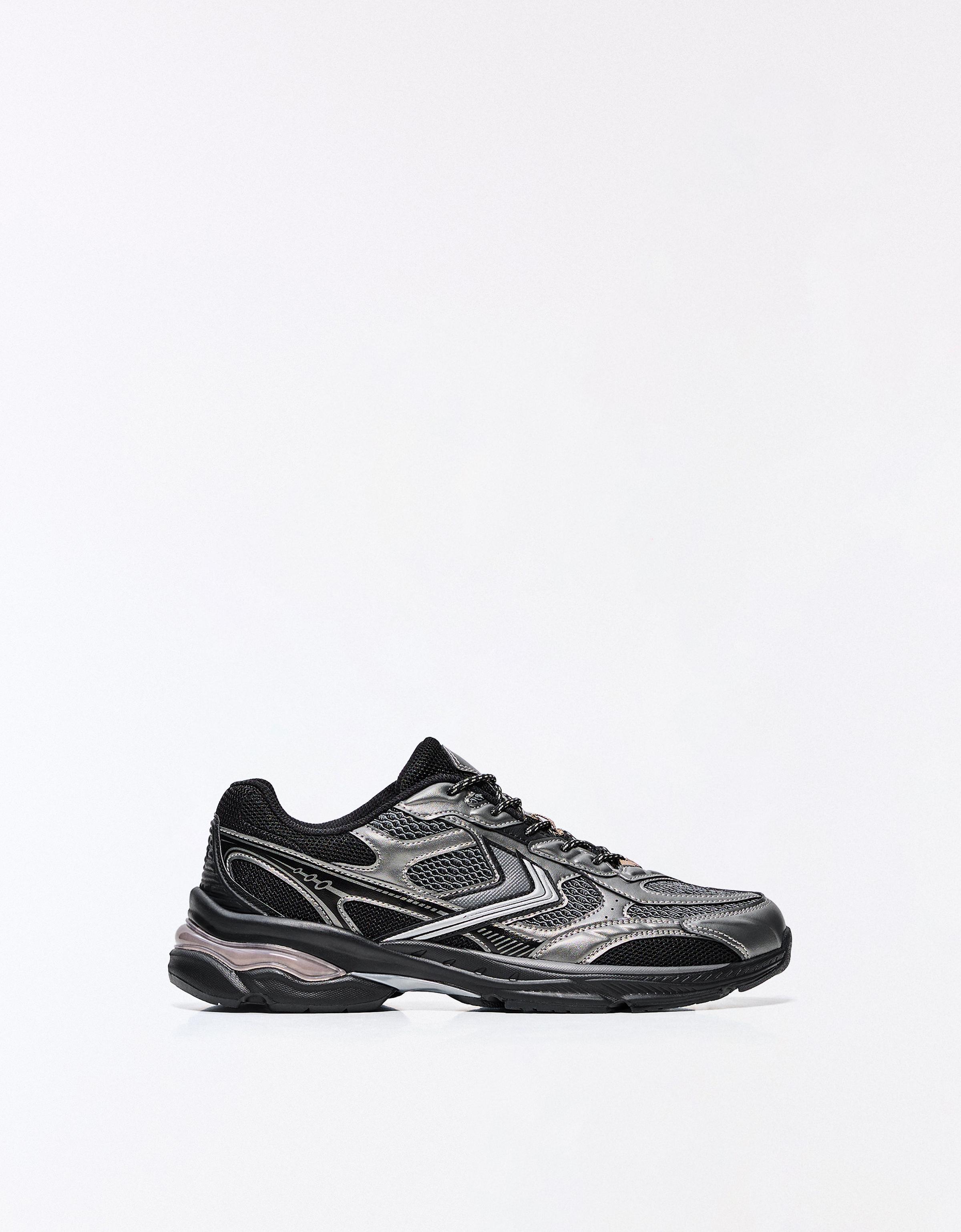 Sportif Détail Asymétrique 45 Noir