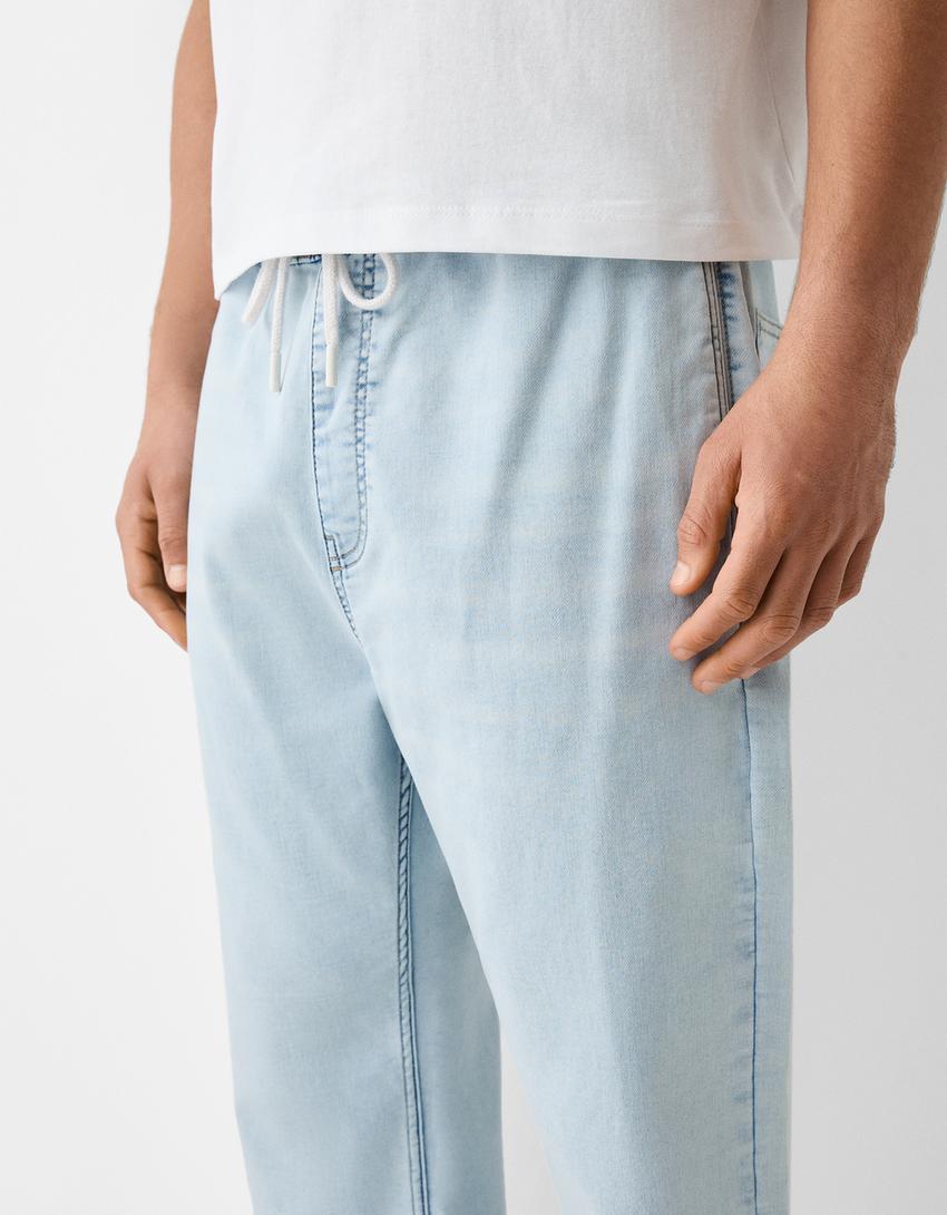 Jogger jeans-Light blue-3