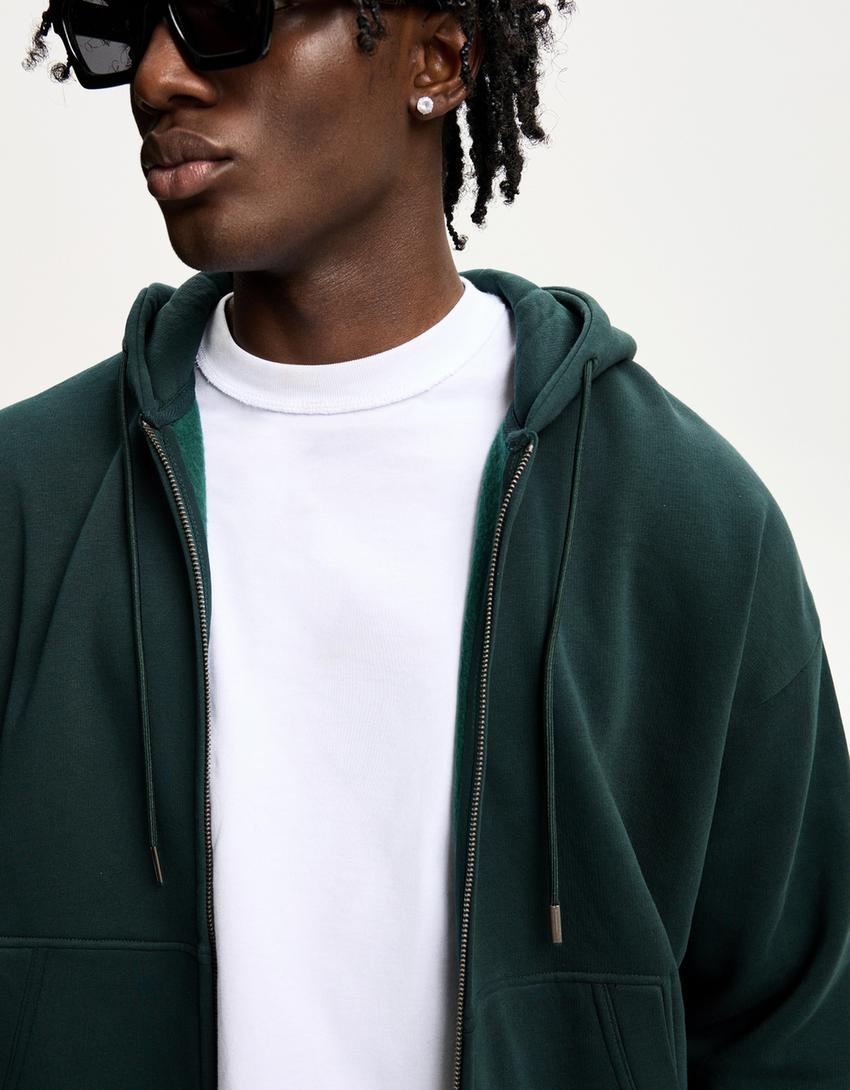 Sudadera cremallera-Verde-5