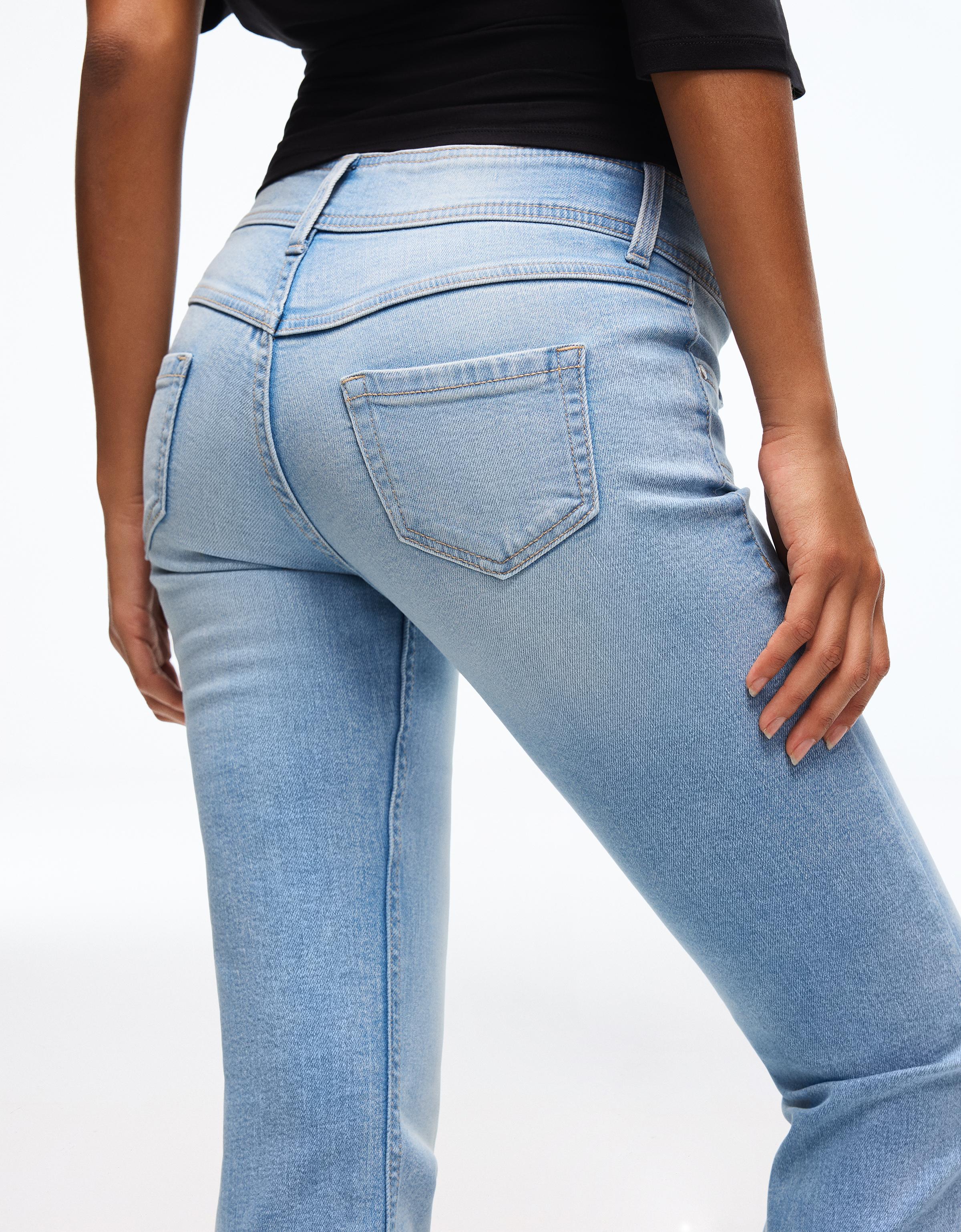 Bootcut düşük bel jean - Görsel 33