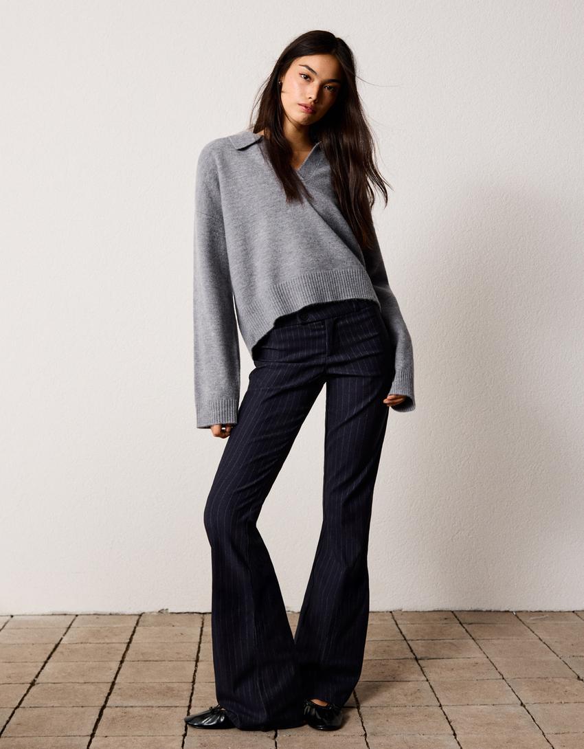 Bengaline trousers-Navy