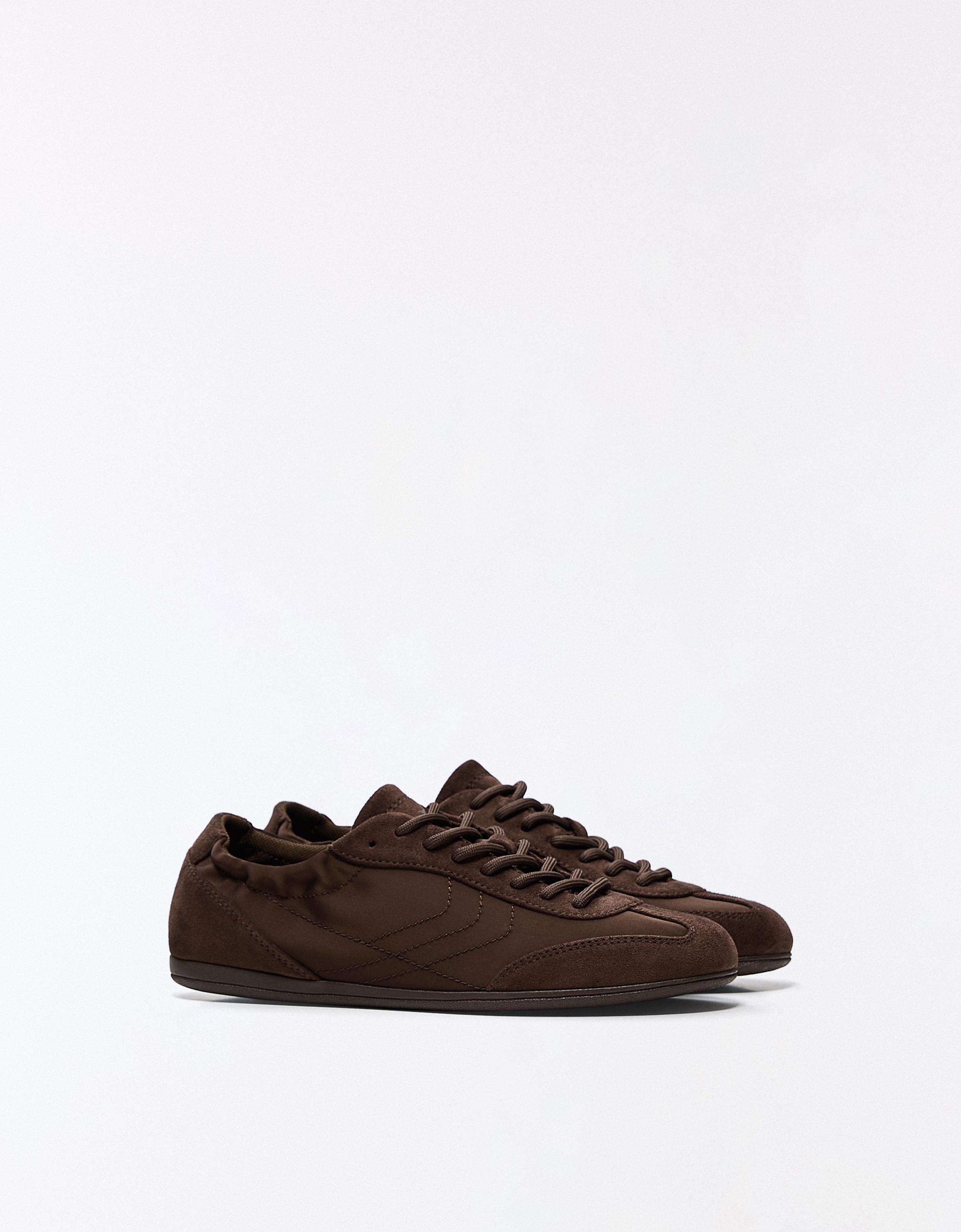 Thin Trainers — Brown