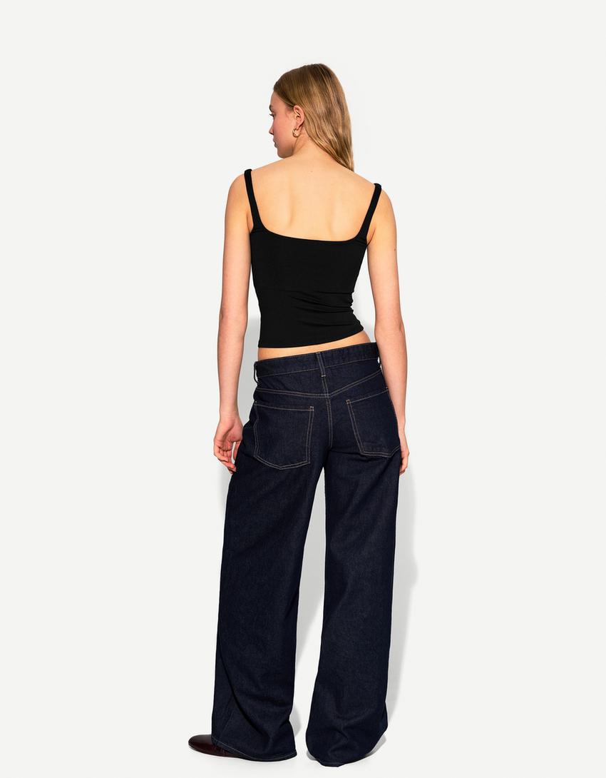 Strappy top-Black