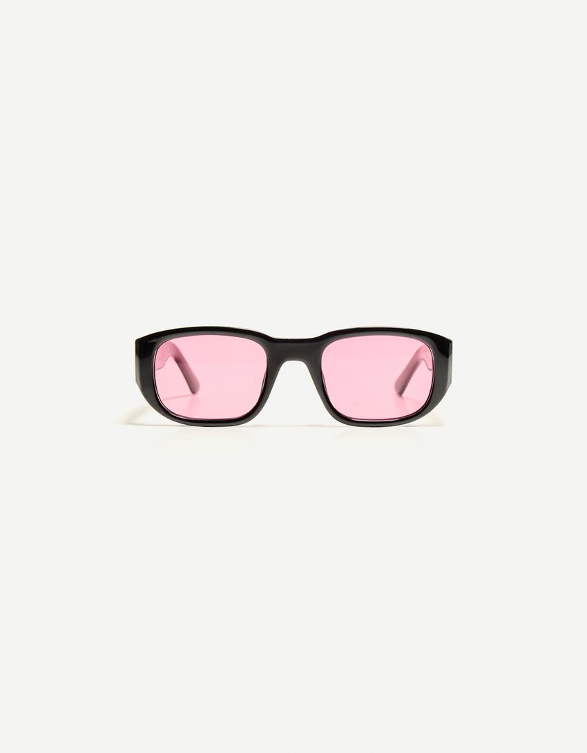 Lunettes de soleil en plastique-Bordeaux