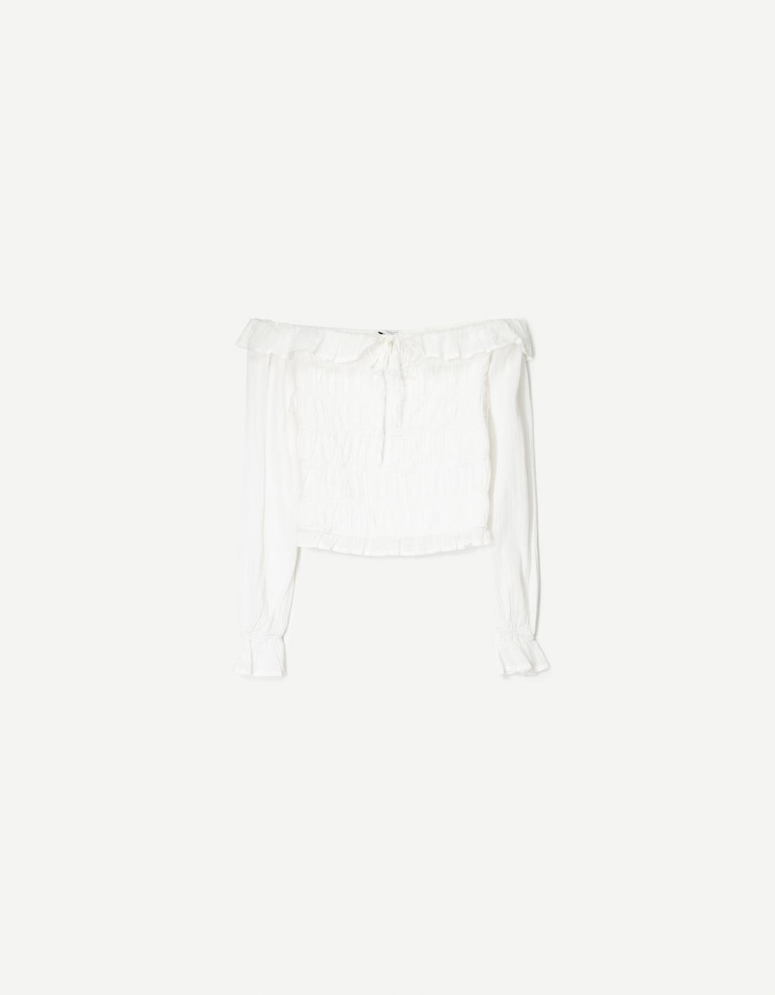 Long sleeve corset shirt