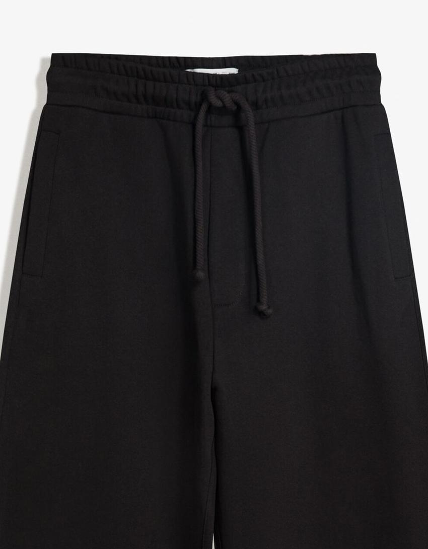 Pantalón balloon-Negro