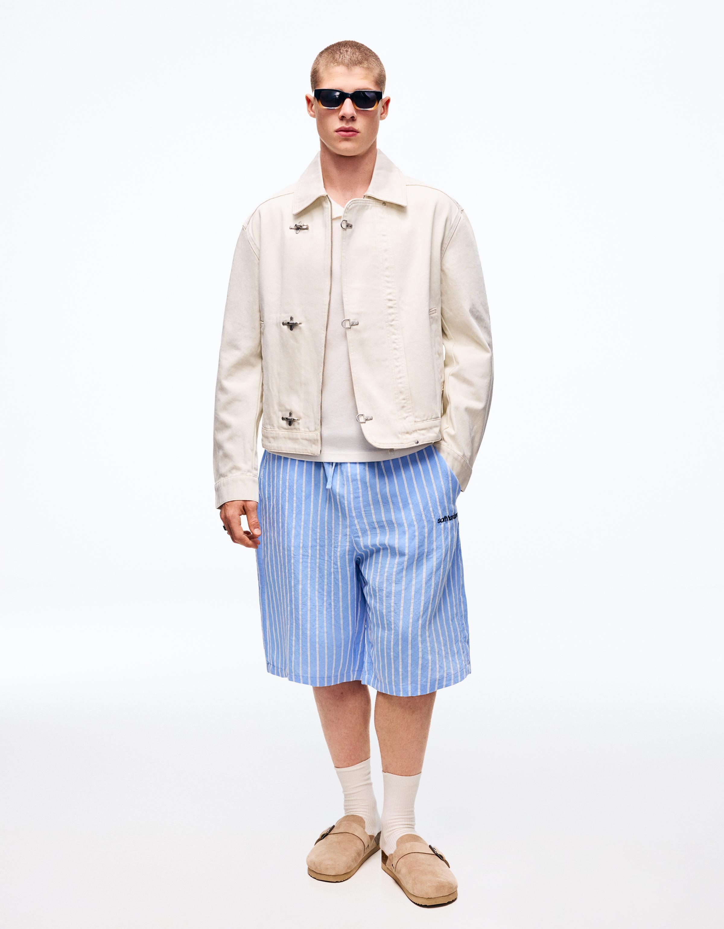 Clasp jacket — Cream