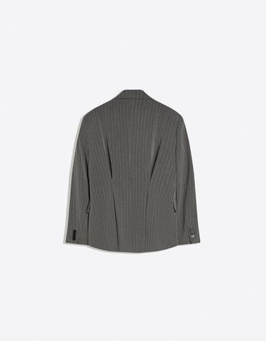 Striped blazer with back darts — Grey 6