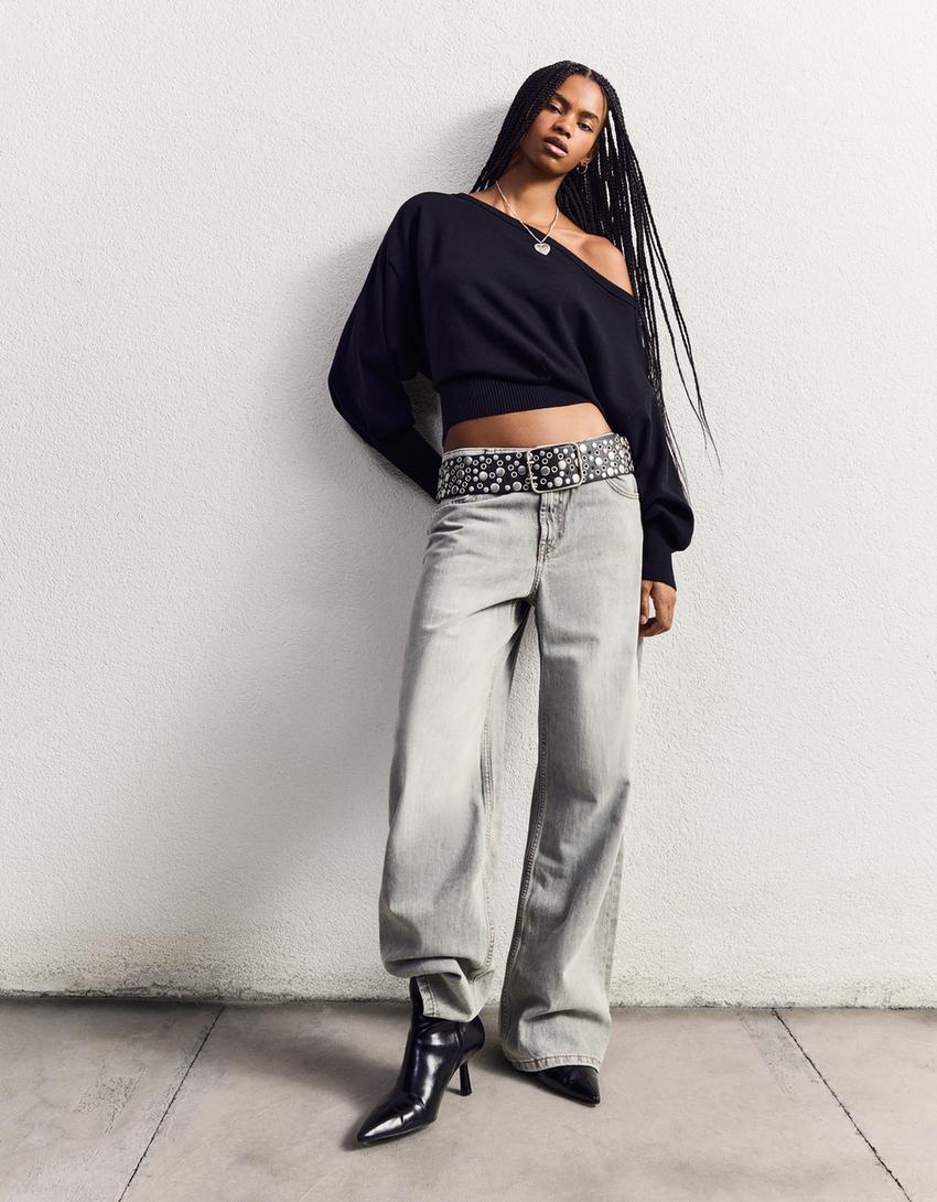 Baggy jeans-Grey-3